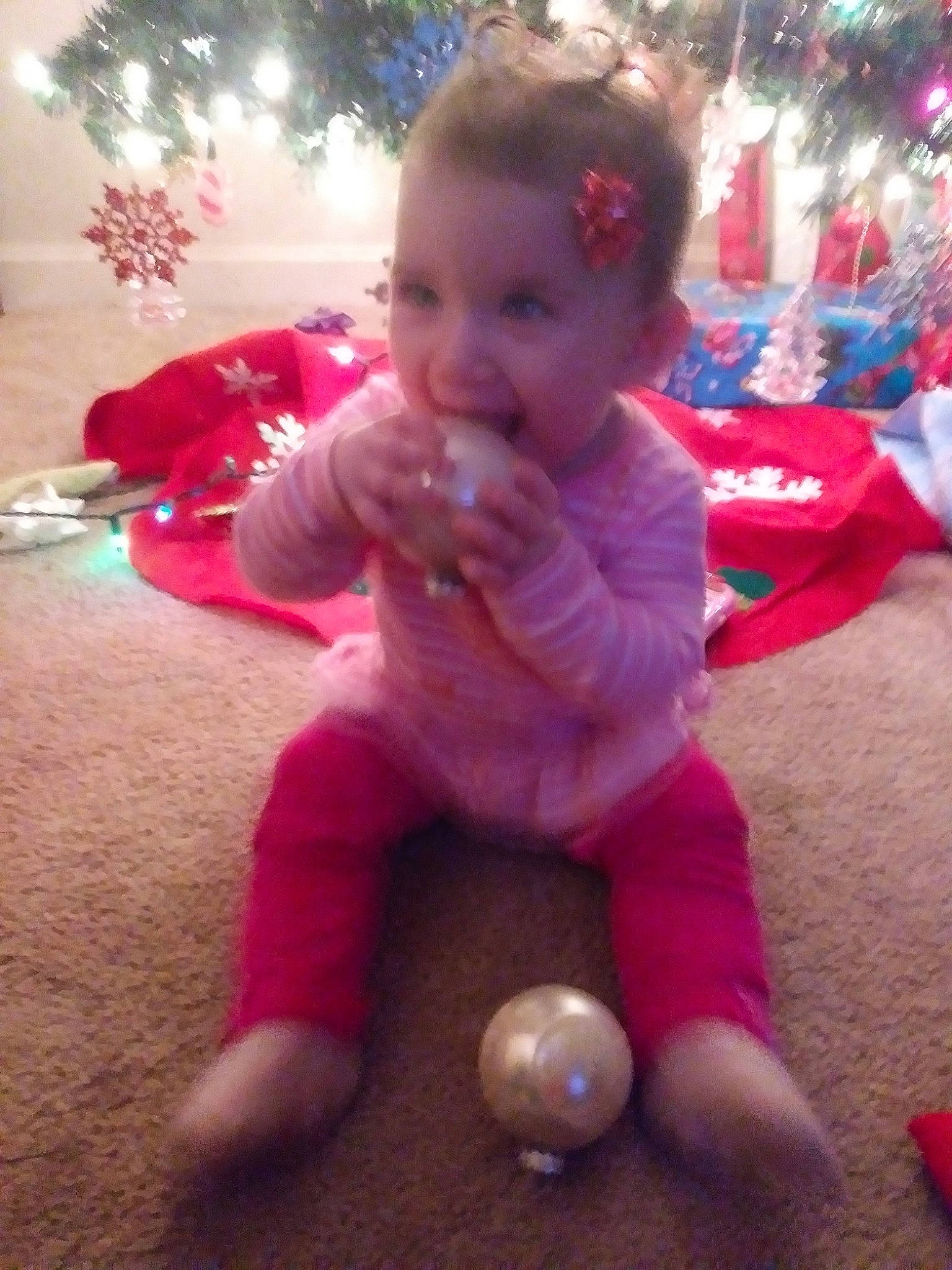 Maleigha joined the competition — help win amazing prizes! cheek, child, christmas, day, fun, girl, holiday, infant, person, pink, play, product, red, skin, smile, toddler