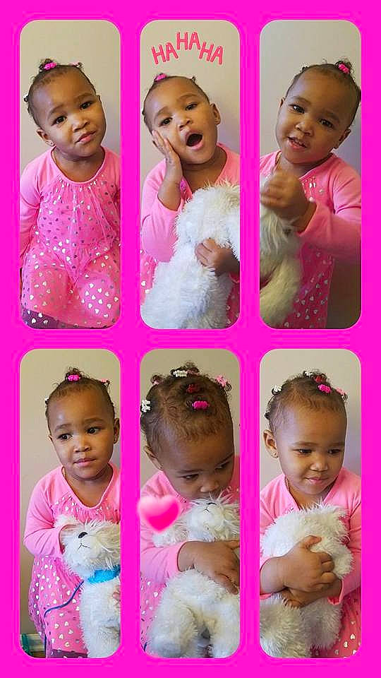 Ariona joined the competition — help win amazing prizes! cheek, child, collage, girl, hair_accessory, hair_coloring, head, headband, headgear, infant, joy, lip, person, photomontage, pink, product, smile, toddler