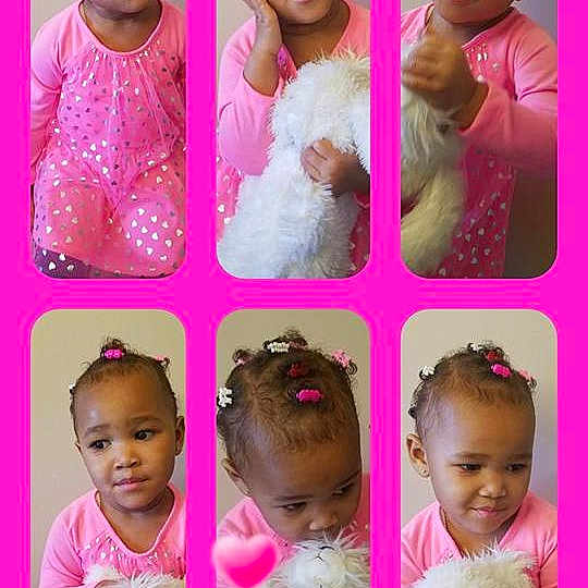 Ariona joined the competition — help win amazing prizes! cheek, child, collage, girl, hair_accessory, hair_coloring, head, headband, headgear, infant, joy, lip, person, photomontage, pink, product, smile, toddler