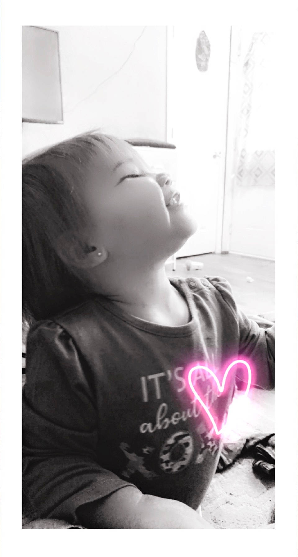 Harmoni joined the competition — help win amazing prizes! beauty, child, cool, ear, eyebrow, eyewear, happy, jaw, lip, mammal, mouth, neck, nose, person, shoulder, sleeve, smile, t_shirt, toddler, vertebrate