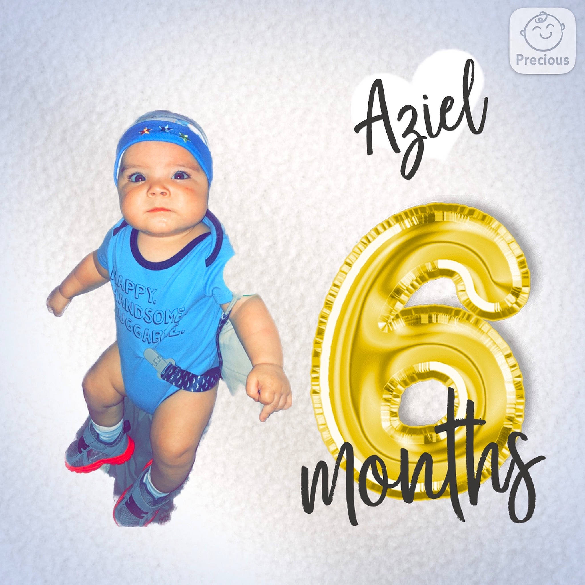 Aziel is registered to the contest to win money with this photo: baby, baby_toddler_clothing, baseball_cap, beanie, cap, child, circle, cloud, electric_blue, facial_expression, font, fun, graphics, happy, headwear, logo, musical_instrument, person, play, sleeve