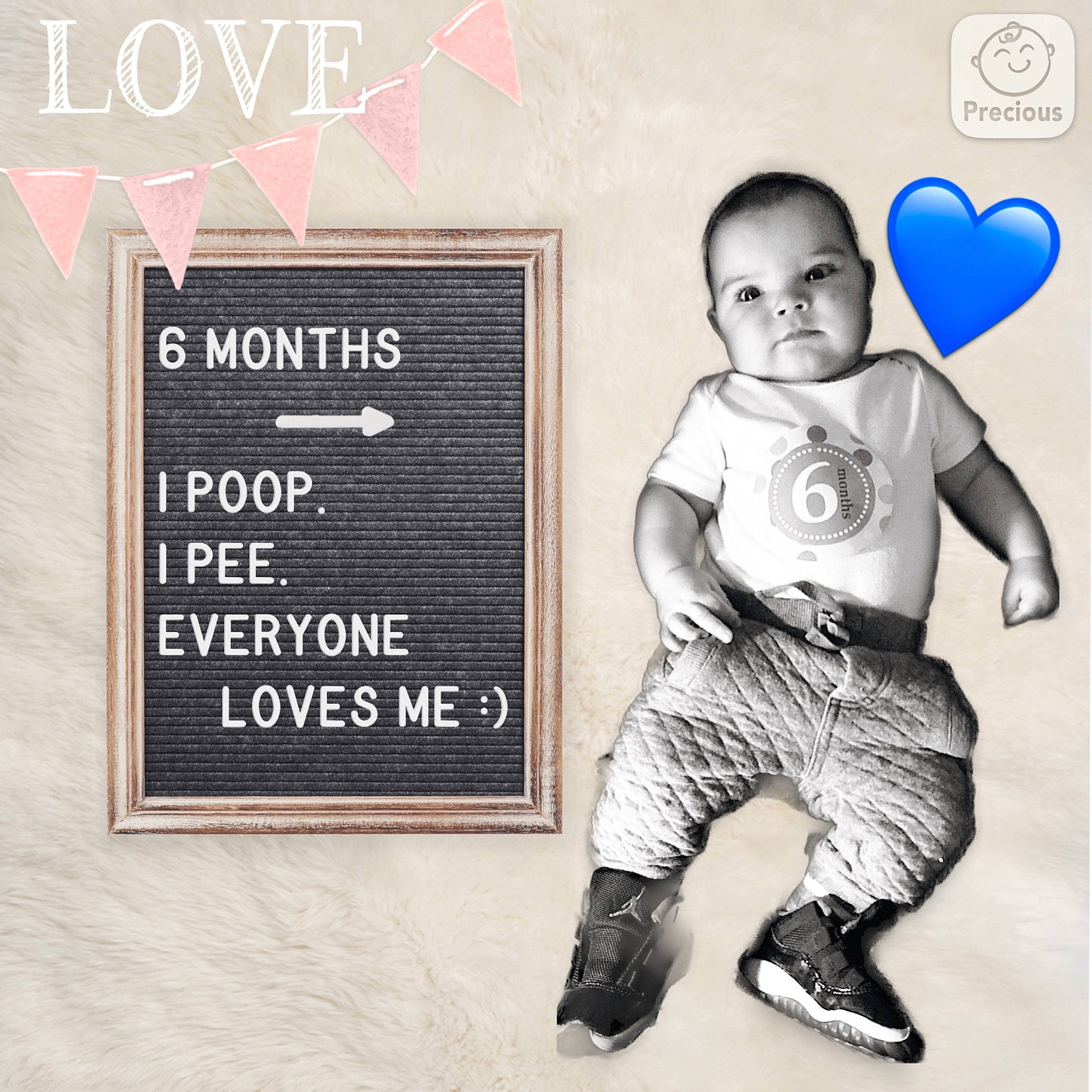 Aziel is registered to the contest to win money with this photo: advertising, baby, baby_toddler_clothing, child, flash_photography, font, graphic_design, happy, human, logo, monochrome_photography, person, photo_caption, poster, rectangle, room, sleeve, stock_photography, t_shirt, toddler