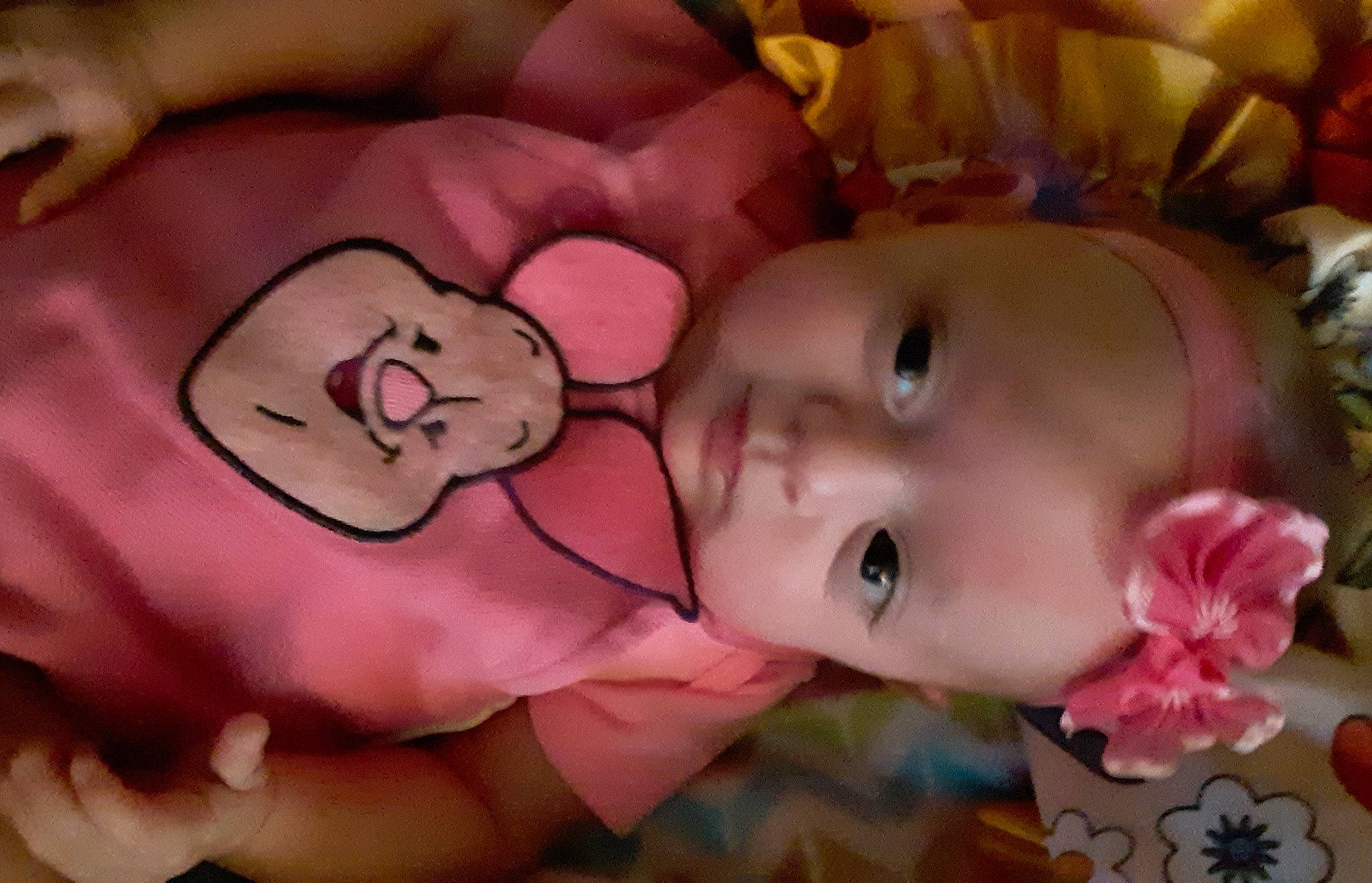 Della joined the competition — help win amazing prizes! arm, baby, baby_toddler_clothing, cheek, chin, eye, eyebrow, face, facial_expression, hand, happy, head, lip, mammal, mouth, nose, person, pink, skin, textile