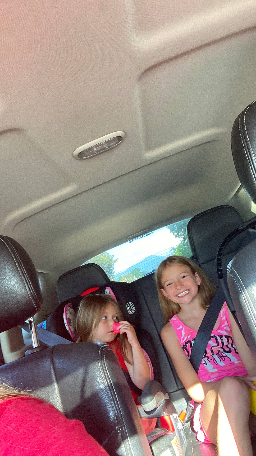 Autumn is registered to the contest to win money with this photo: auto_part, automotive_design, automotive_exterior, car, car_seat, car_seat_cover, comfort, family_car, head_restraint, joy, mode_of_transport, motor_vehicle, person, personal_luxury_car, seat_belt, smile, steering_part, steering_wheel, toddler, vehicle