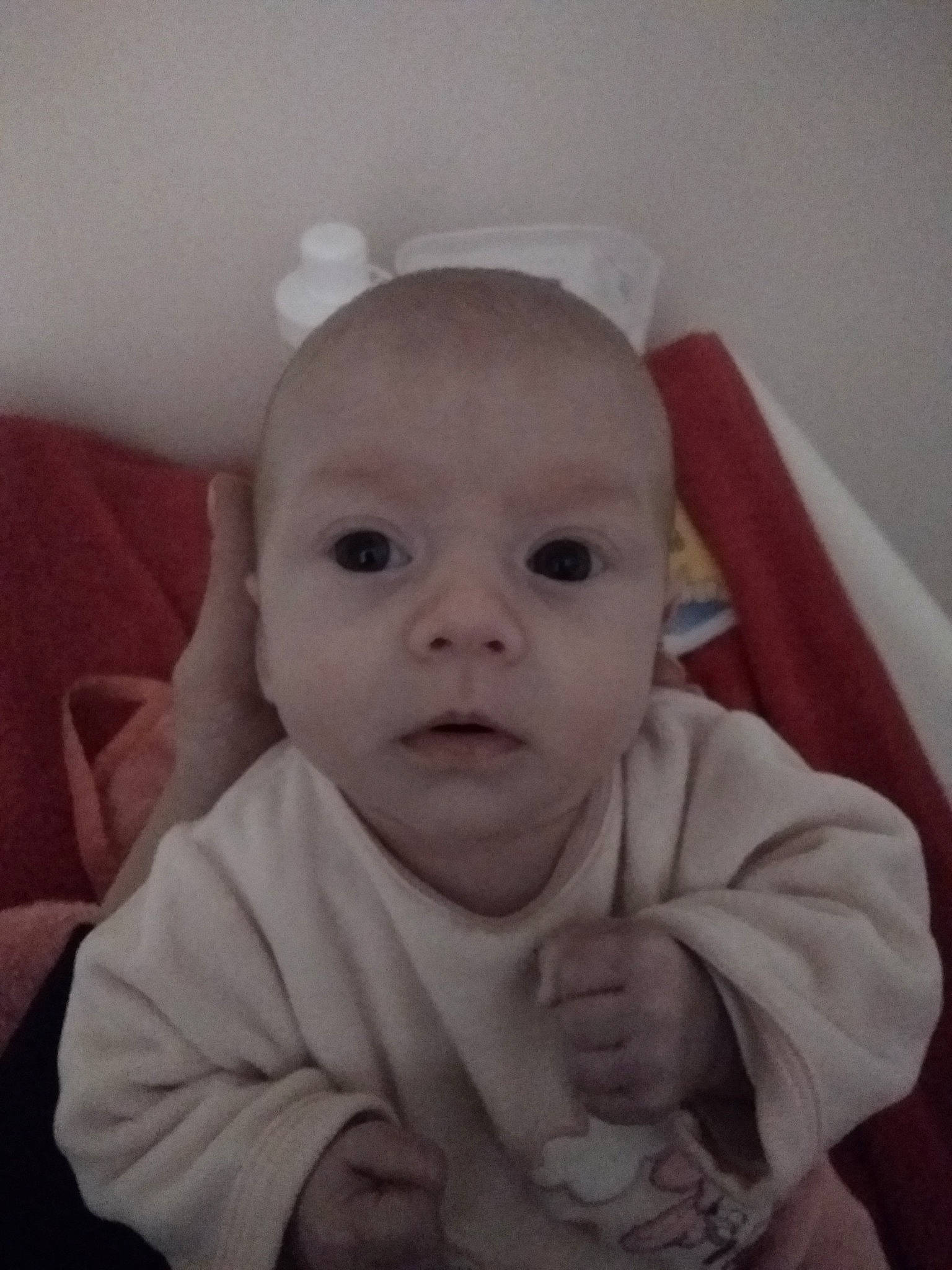 Amelia a rejoint le concours — aidez-le/la à gagner de superbes lots ! baby, cheek, child, ear, eye, eyebrow, face, facial_expression, forehead, head, iris, lip, mouth, nose, person, skin, smile, toddler