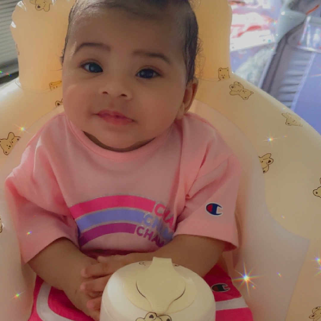 Malani joined the competition — help win amazing prizes! baby, birthdaycake, bodypart, cake, clothing, couch, cream, cushion, dessert, face, finger, food, furniture, hand, hat, head, homedecor, icing, indoors, person