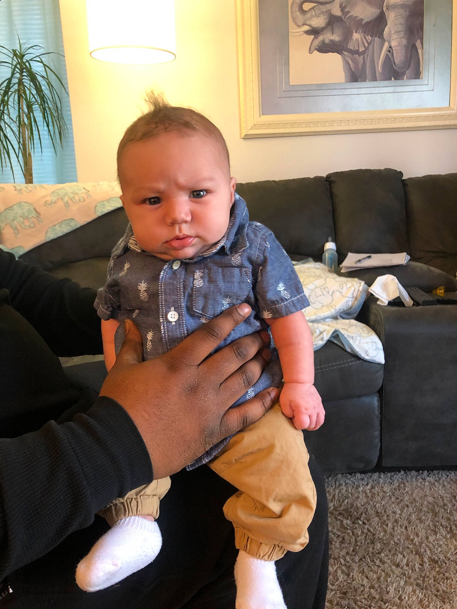 Malikai joined the competition — help win amazing prizes! arm, baby, child, finger, footwear, hand, joint, leg, muscle, person, play, room, shoe, sitting, skin, thumb, toddler