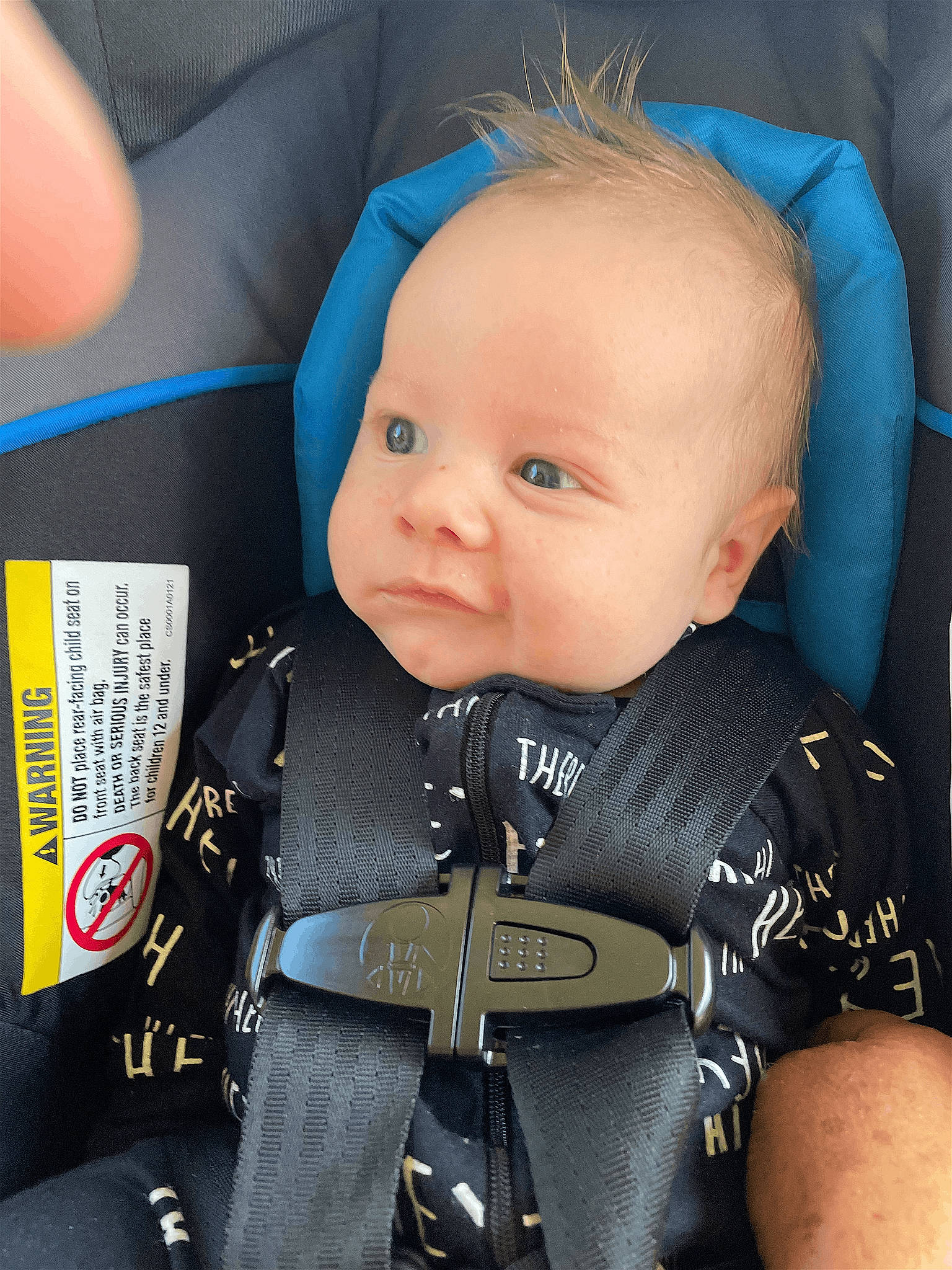 Arthur joined the competition — help win amazing prizes! baby, baby_carriage, baby_products, baby_safety, baby_toddler_clothing, blue, car_seat, cheek, child, collar, comfort, cool, electric_blue, finger, nail, person, seat_belt, skin, sleeve, toddler