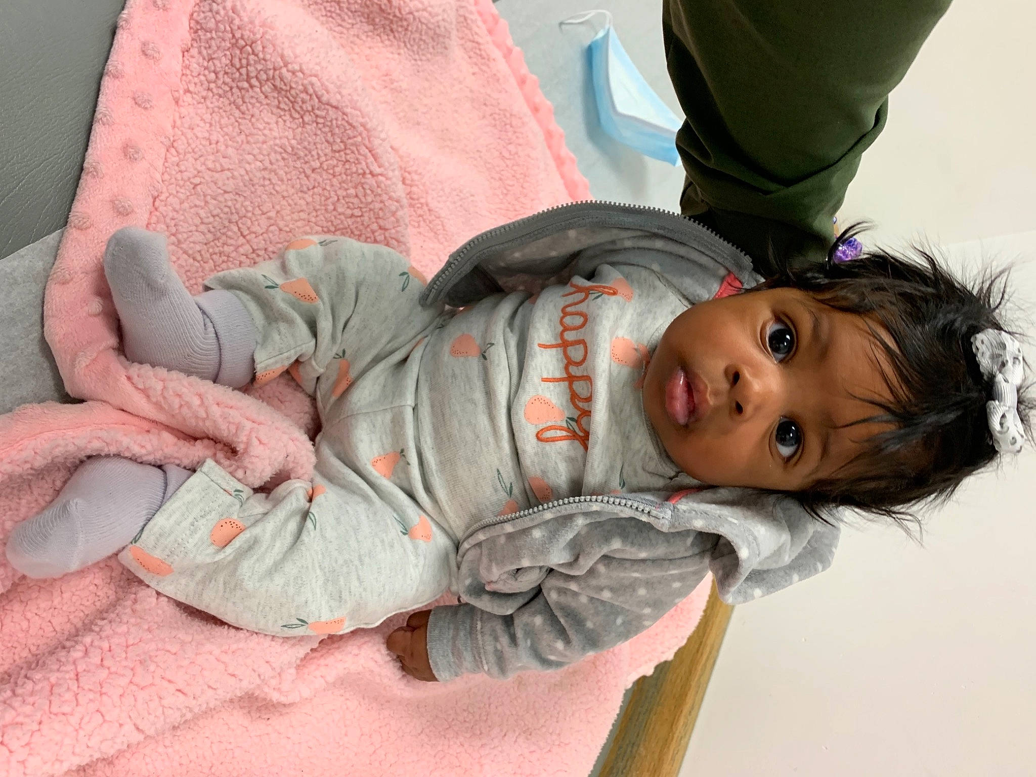 Farah joined the competition — help win amazing prizes! baby, baby_products, baby_sleeping, baby_toddler_clothing, cheek, child, comfort, eye, fur, head, leg, linens, mammal, nap, person, sitting, skin, sleeve, toddler, tree