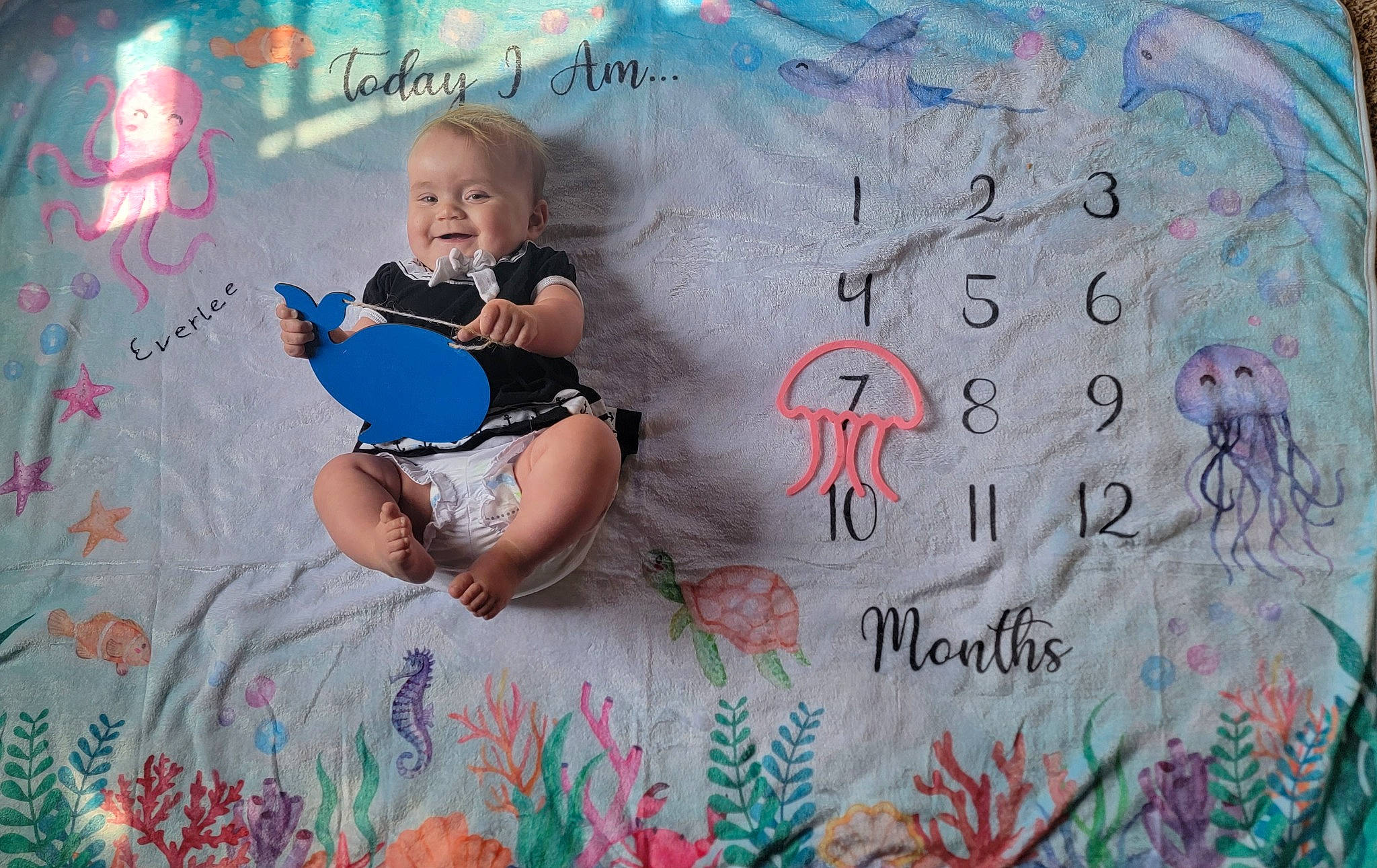 Everlee joined the competition — help win amazing prizes! art, azure, baby, child, design, electric_blue, font, fun, happy, joy, leisure, paint, pattern, people_in_nature, person, pink, t_shirt, toddler, tree, visual_arts