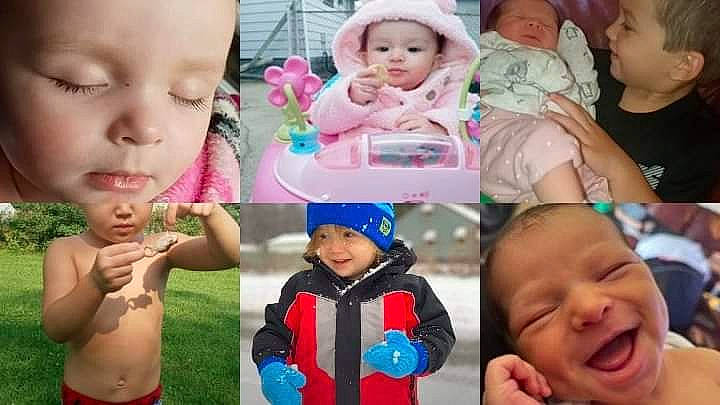 Caliana is registered to the contest to win money with this photo: arm, baby, baby_toddler_clothing, cheek, clothing, face, facial_expression, green, happy, head, headwear, human, mouth, nose, organ, person, photograph, pink, product, skin