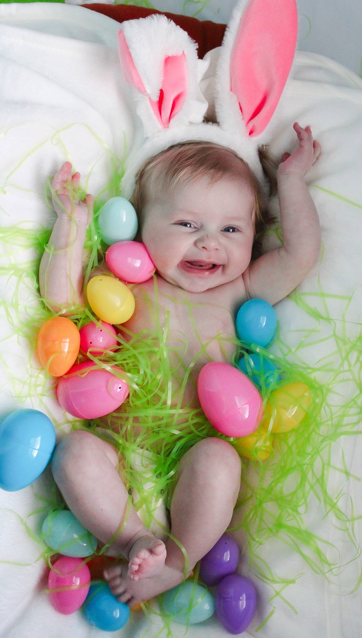 Adlei joined the competition — help win amazing prizes! baby, baby_playing_with_toys, baby_toddler_clothing, balloon, beauty, child, easter, event, fun, happy, party_supply, people, person, pink, product, skin, smile, textile, toddler, toy