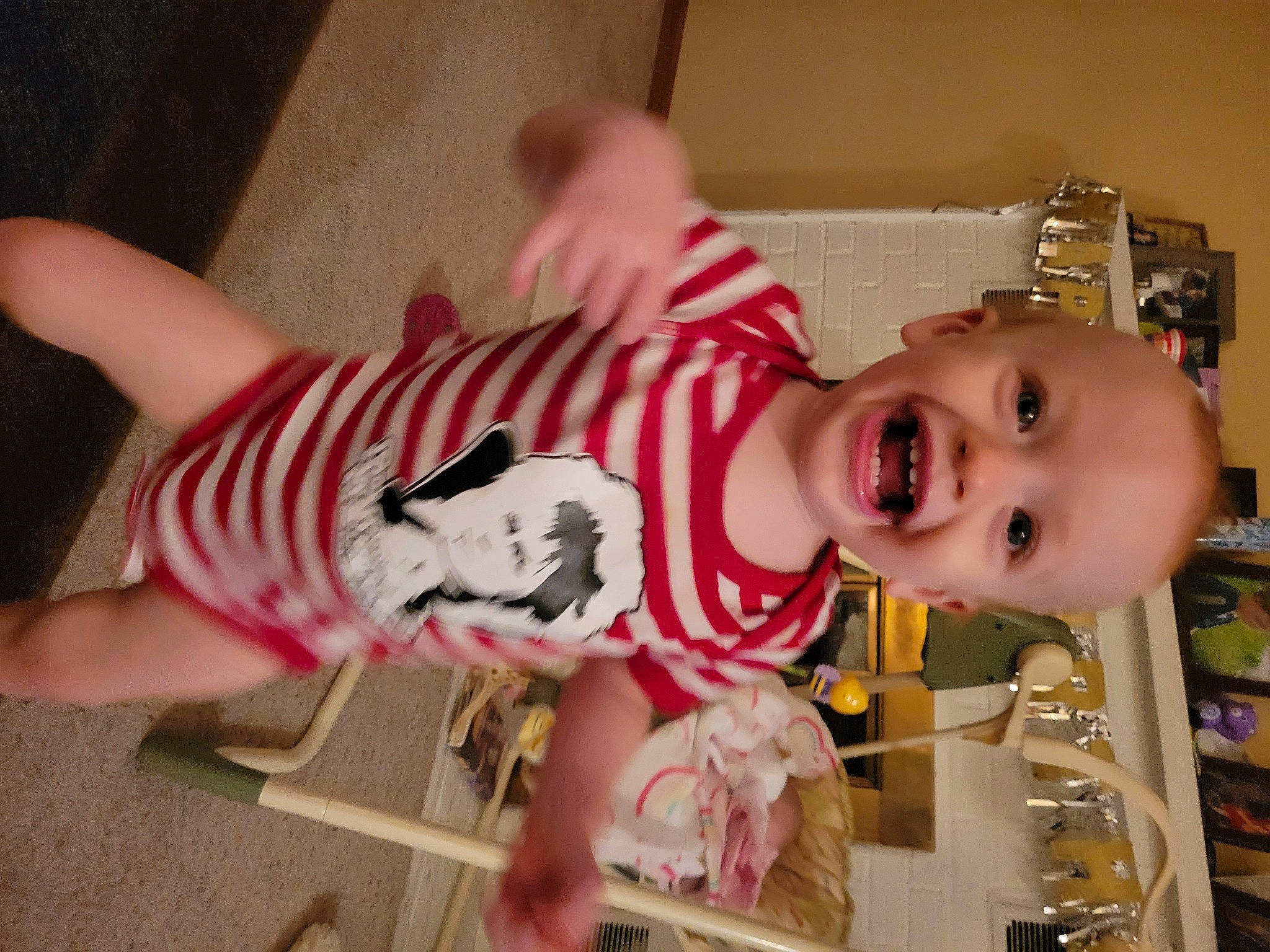 Isaiah joined the competition — help win amazing prizes! baby, baby_laughing, baby_products, baby_safety, baby_toddler_clothing, baby_toys, cheek, child, dress, fun, happy, joy, mammal, mouth, nose, person, pink, room, skin, smile