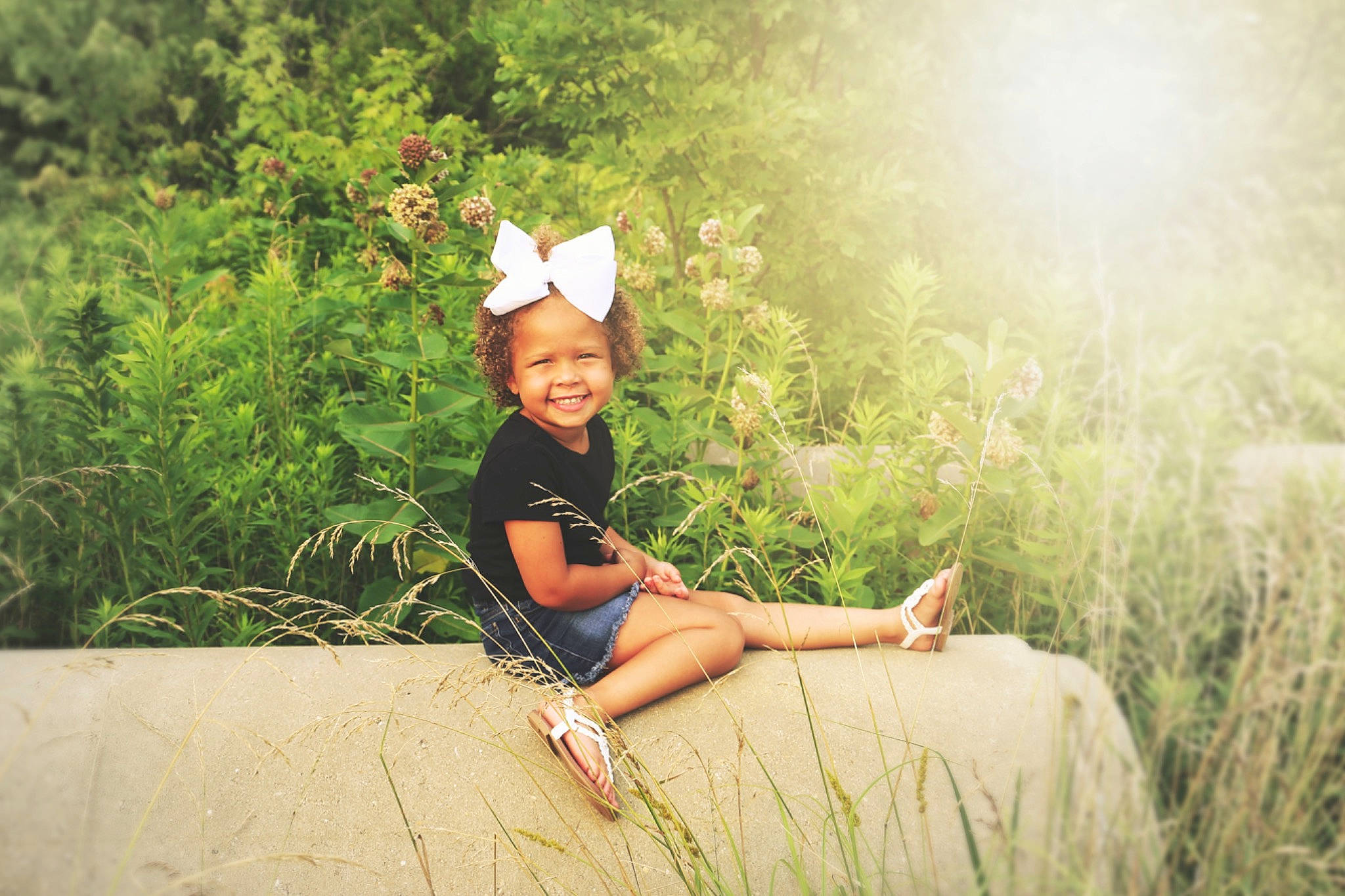 Kahlia joined the competition — help win amazing prizes! cap, fawn, flash_photography, flower, grass, grass_family, grassland, happy, headwear, joy, landscape, leisure, meadow, people_in_nature, person, plant, smile, summer, sun_hat, sunlight