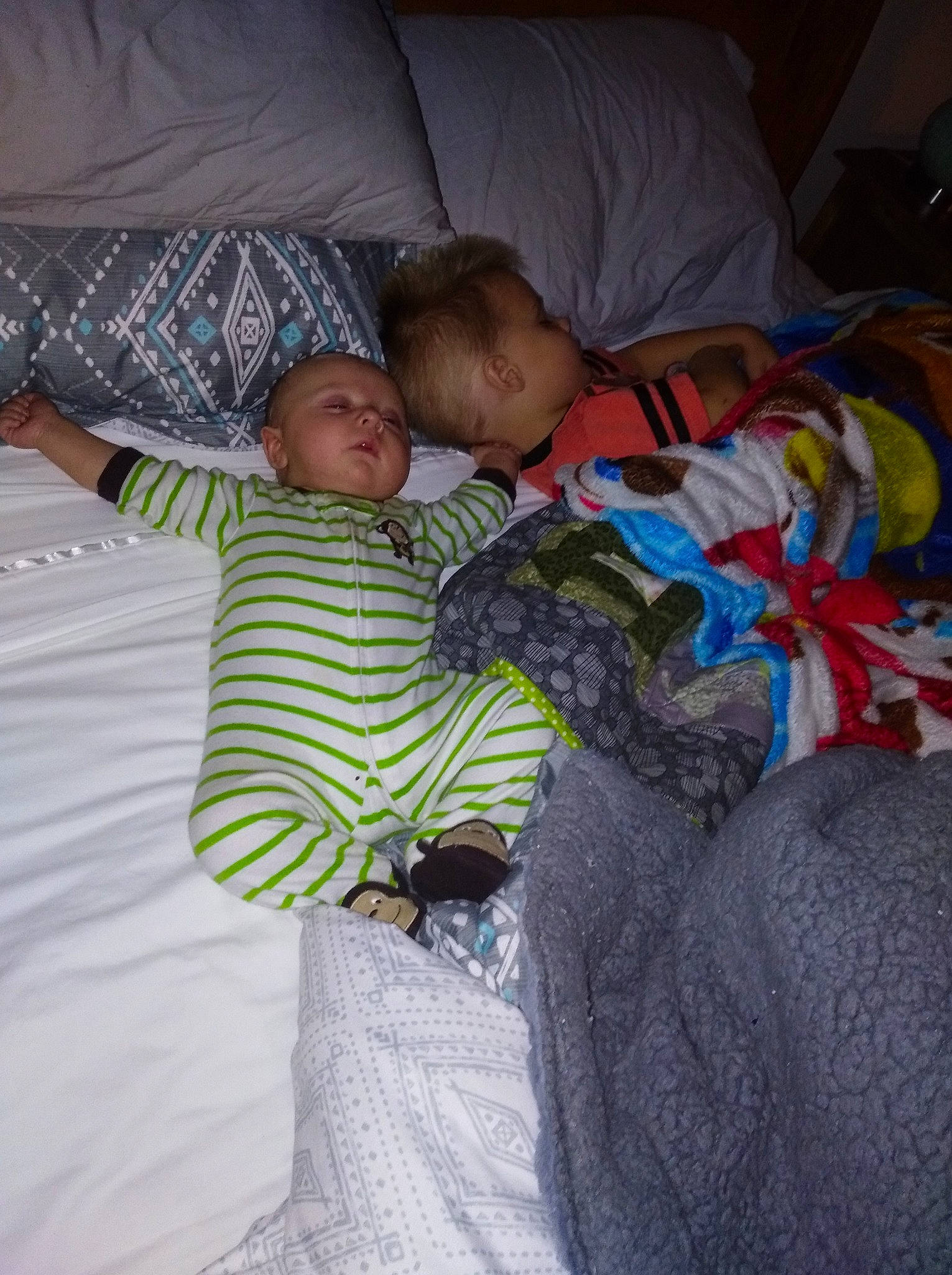 Klayton joined the competition — help win amazing prizes! baby_products, bedtime, blue, child, day, fun, girl, infant, iris, nap, person, play, product, sitting, skin, sleep, textile, toddler, vacation