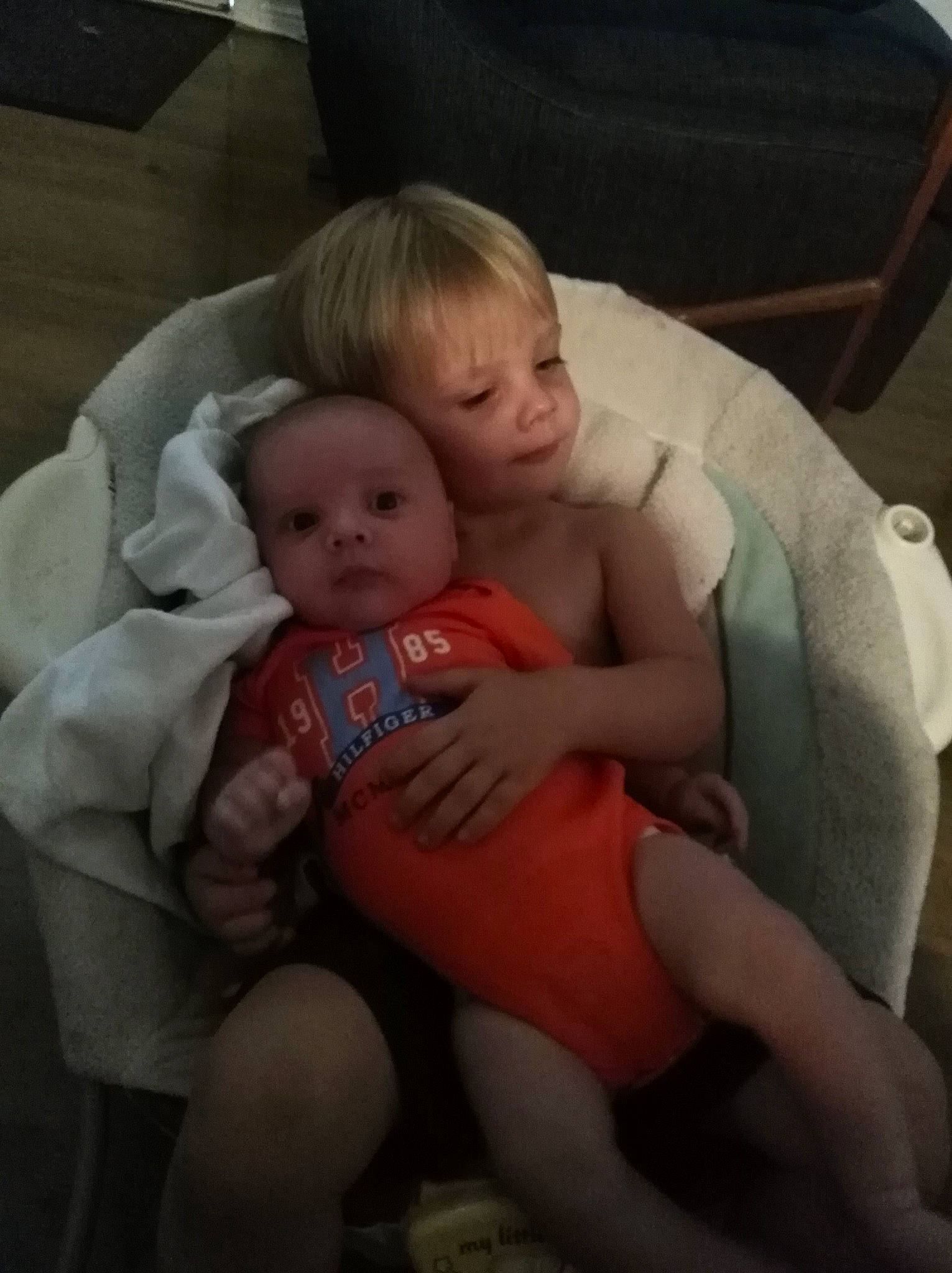 Kaylon is registered to the contest to win money with this photo: abdomen, arm, cheek, child, day, finger, fun, girl, hand, human_hair_color, infant, lap, leg, mother, mouth, person, product, sitting, skin, toddler