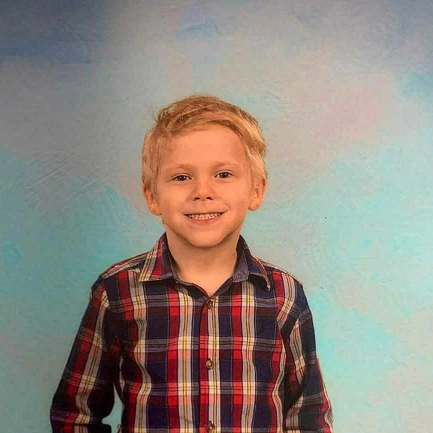 Grayson joined the competition — help win amazing prizes! blonde, bodypart, boy, brownhair, child, clothing, dimples, face, hair, happy, head, male, neck, person, photography, portrait, shirt, sleeve, smile