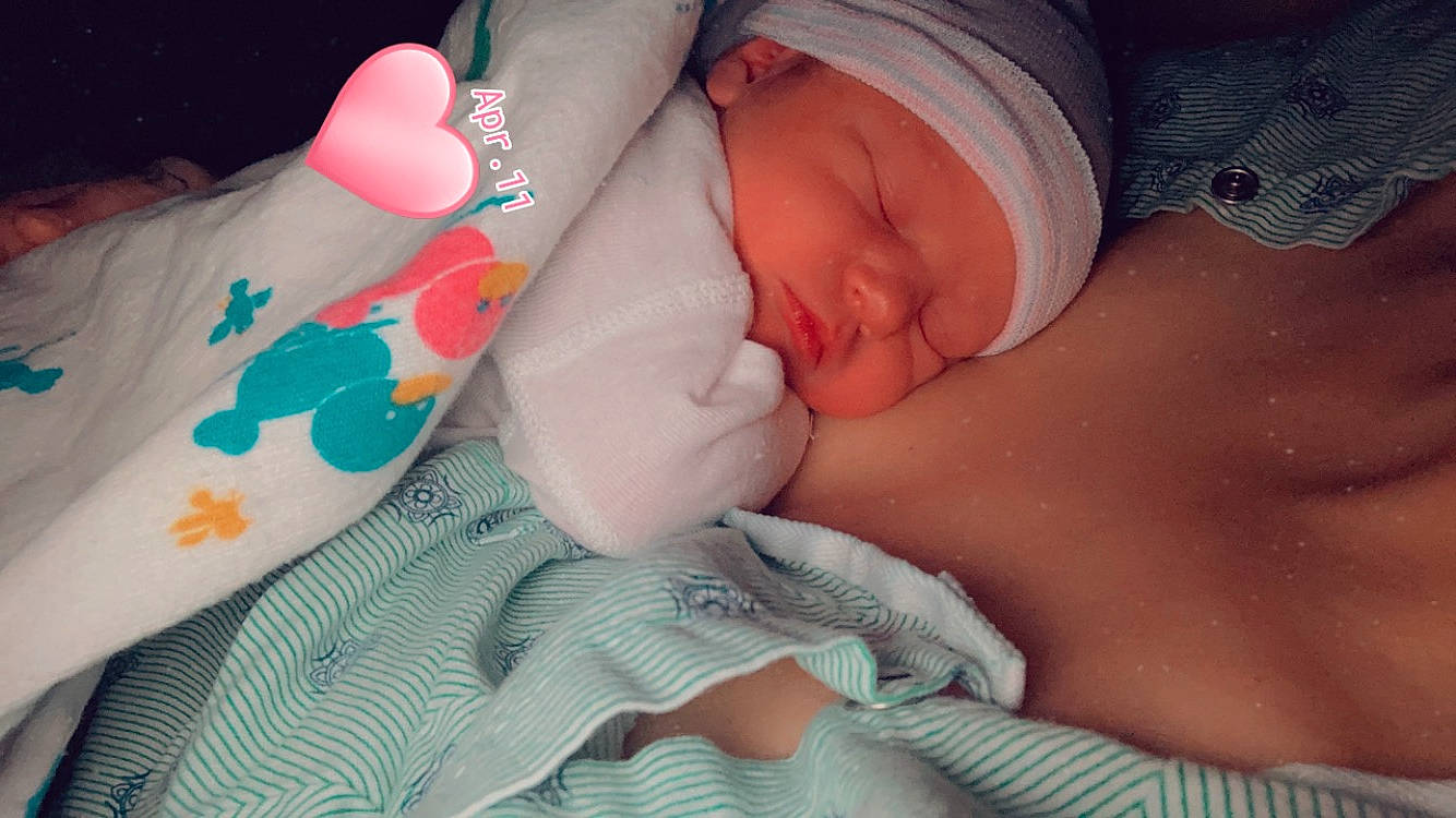 Asher joined the competition — help win amazing prizes! abdomen, arm, baby, baby_products, baby_sleeping, baby_toddler_clothing, bedtime, cheek, child, comfort, eye, finger, hand, headwear, human_body, linens, mouth, person, room, skin