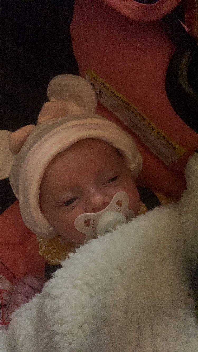 Esme joined the competition — help win amazing prizes! baby, beard, cap, cheek, child, comfort, ear, event, eye, eyelash, fur, happy, headgear, headwear, iris, lip, mouth, nose, person, skin