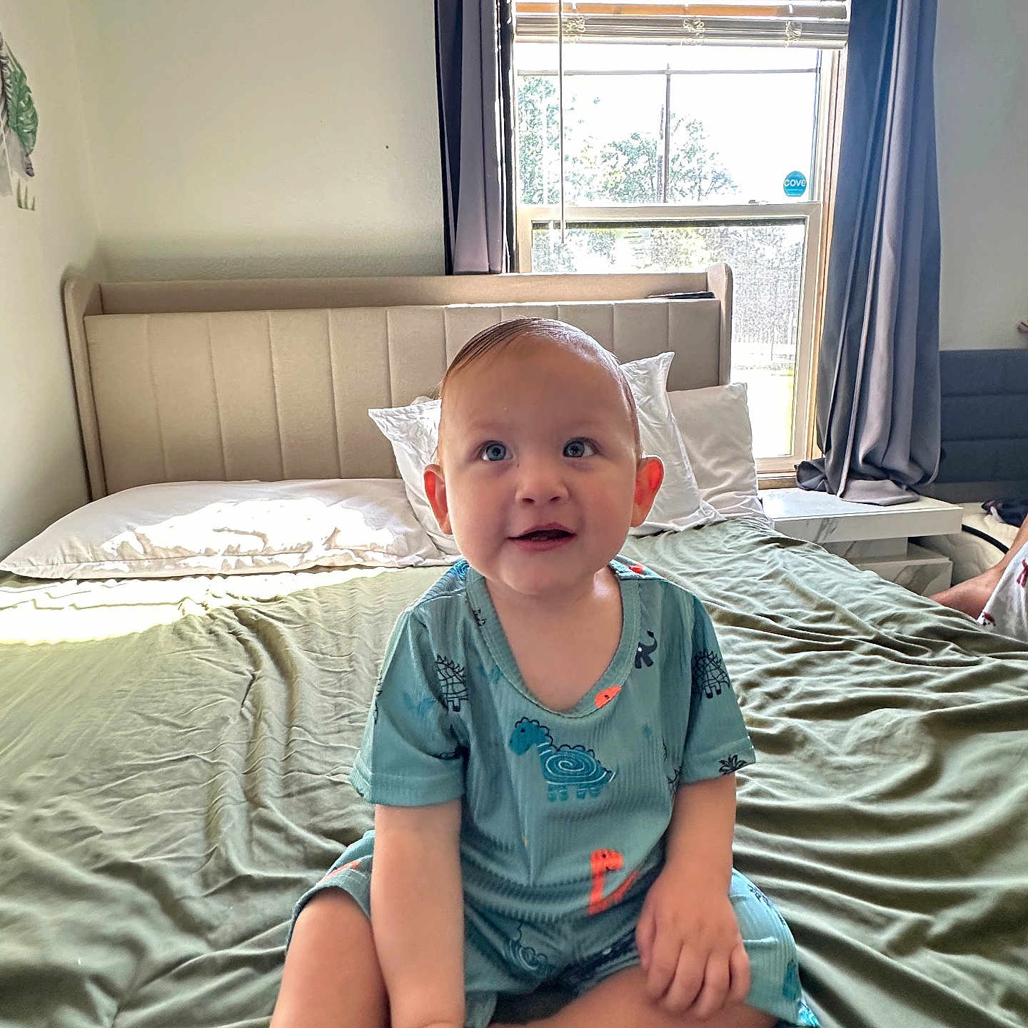 Isaac Lagos joined the competition — help win amazing prizes! baby, bed, bedroom, clothing, cushion, door, face, furniture, head, homedecor, indoors, interiordesign, person, photography, portrait, room, sitting, sleeve, t_shirt, window