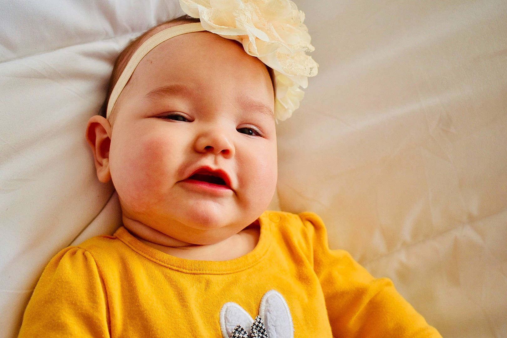 Ariyah joined the competition — help win amazing prizes! baby, baby_toddler_clothing, cheek, chin, comfort, ear, eye, eyebrow, eyelash, finger, happy, iris, lip, mouth, nose, person, skin, sleeve, smile, toddler