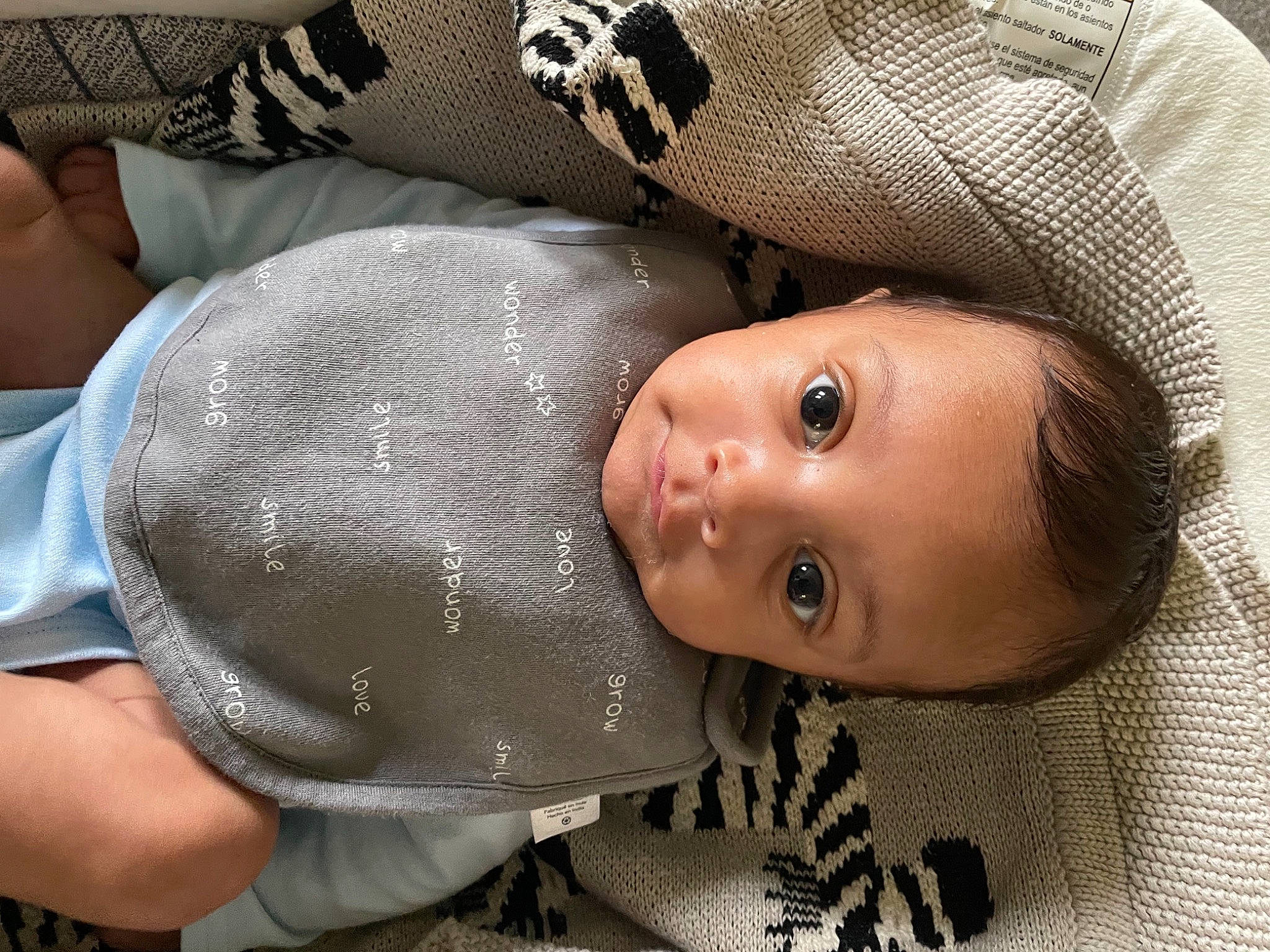Hezekiah joined the competition — help win amazing prizes! baby, baby_toddler_clothing, chest, child, comfort, couch, elbow, eye, eyelash, face, head, human_leg, linens, lip, mouth, person, skin, thigh, toddler, trunk