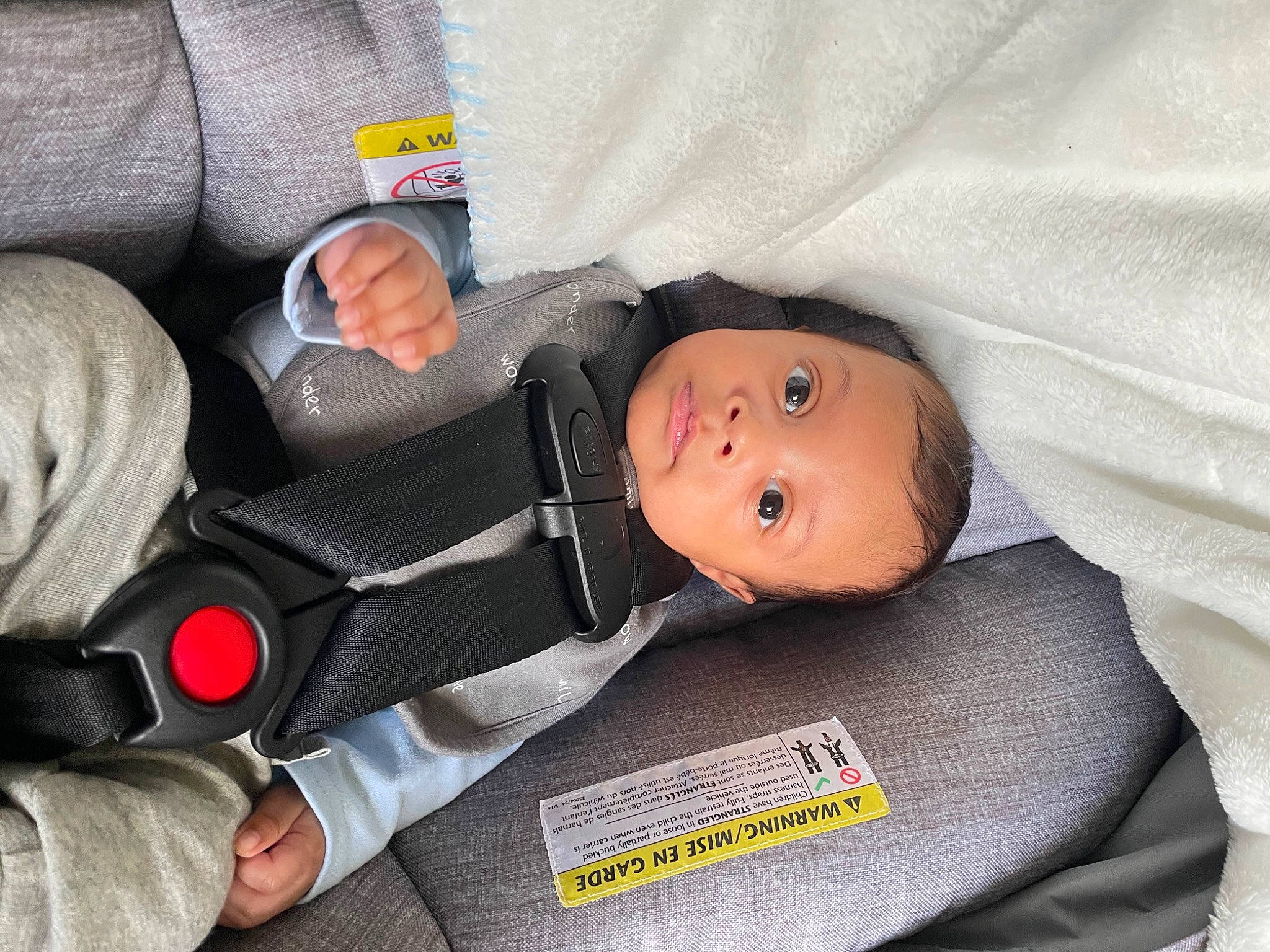Hezekiah joined the competition — help win amazing prizes! baby, baby_carriage, baby_products, baby_safety, baby_toddler_clothing, car_seat, carmine, child, comfort, hand, person, sleeve, thumb, toddler