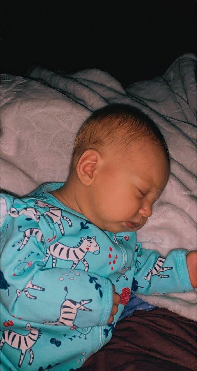 Renleigh is registered to the contest to win money with this photo: baby, bedtime, cheek, child, eye, face, forehead, head, mouth, nap, nose, person, skin, sleep, textile, toddler