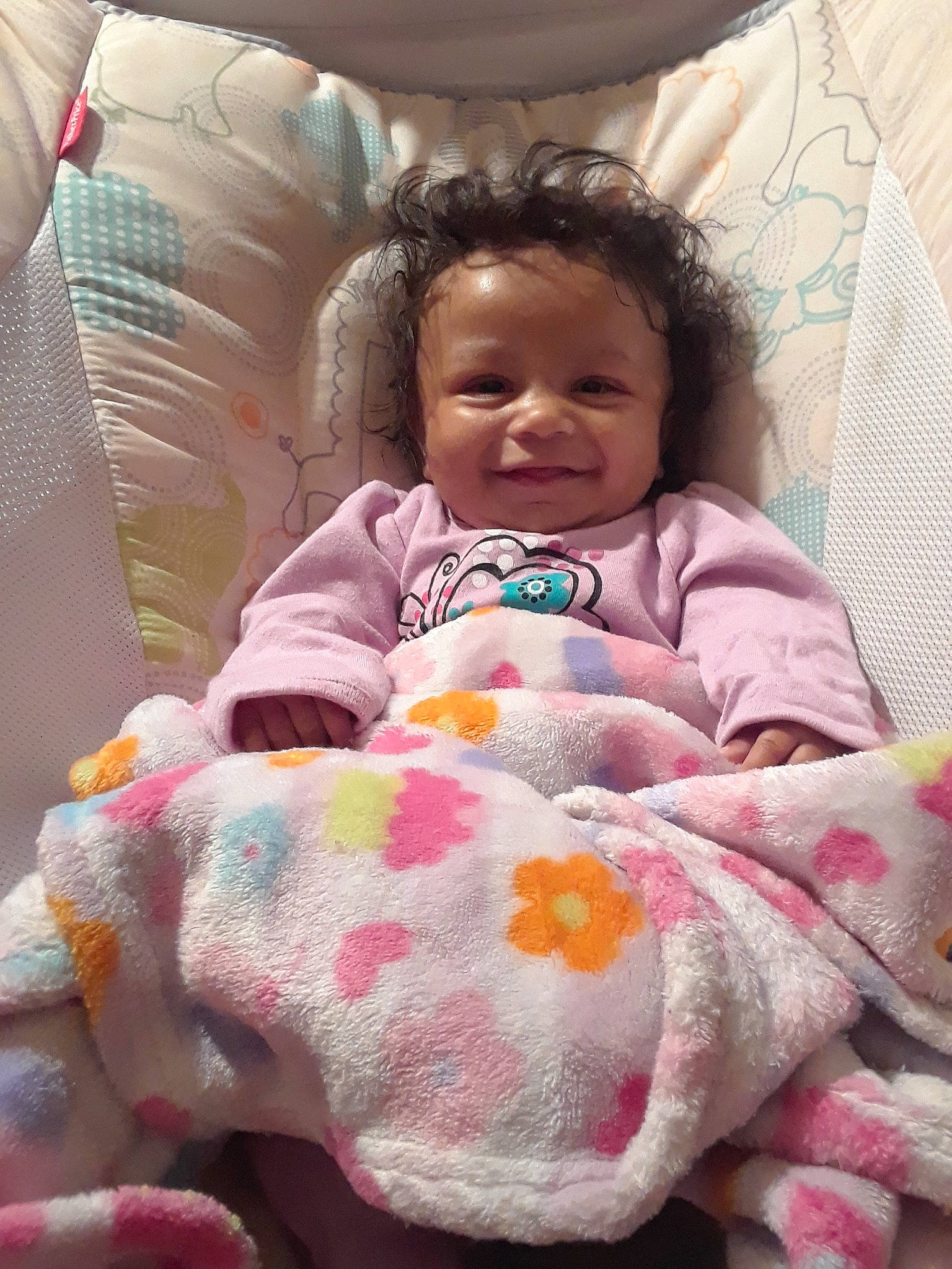 Ailani joined the competition — help win amazing prizes! baby_products, bedtime, cheek, child, eye, girl, infant, iris, joy, person, pink, product, skin, stuffed_toy, textile, toddler, toy