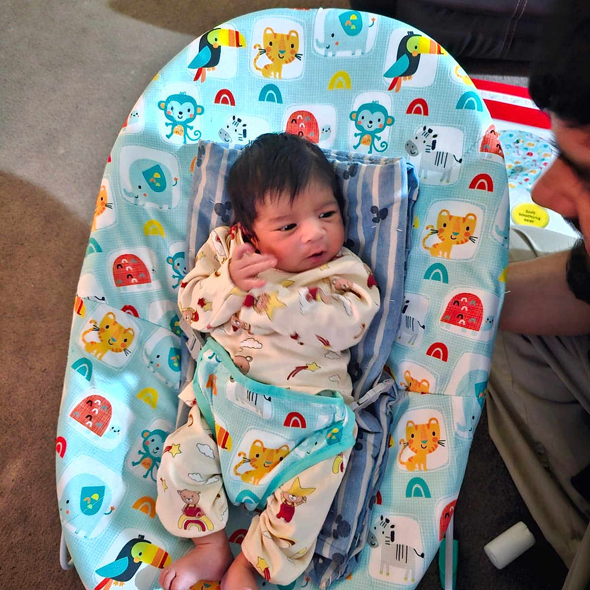 Harshiv joined the competition — help win amazing prizes! architecture, baby, bed, blanket, building, couch, cradle, crib, cushion, face, furniture, head, homedecor, infantbed, newborn, person, photography, portrait, quilt, sleeping