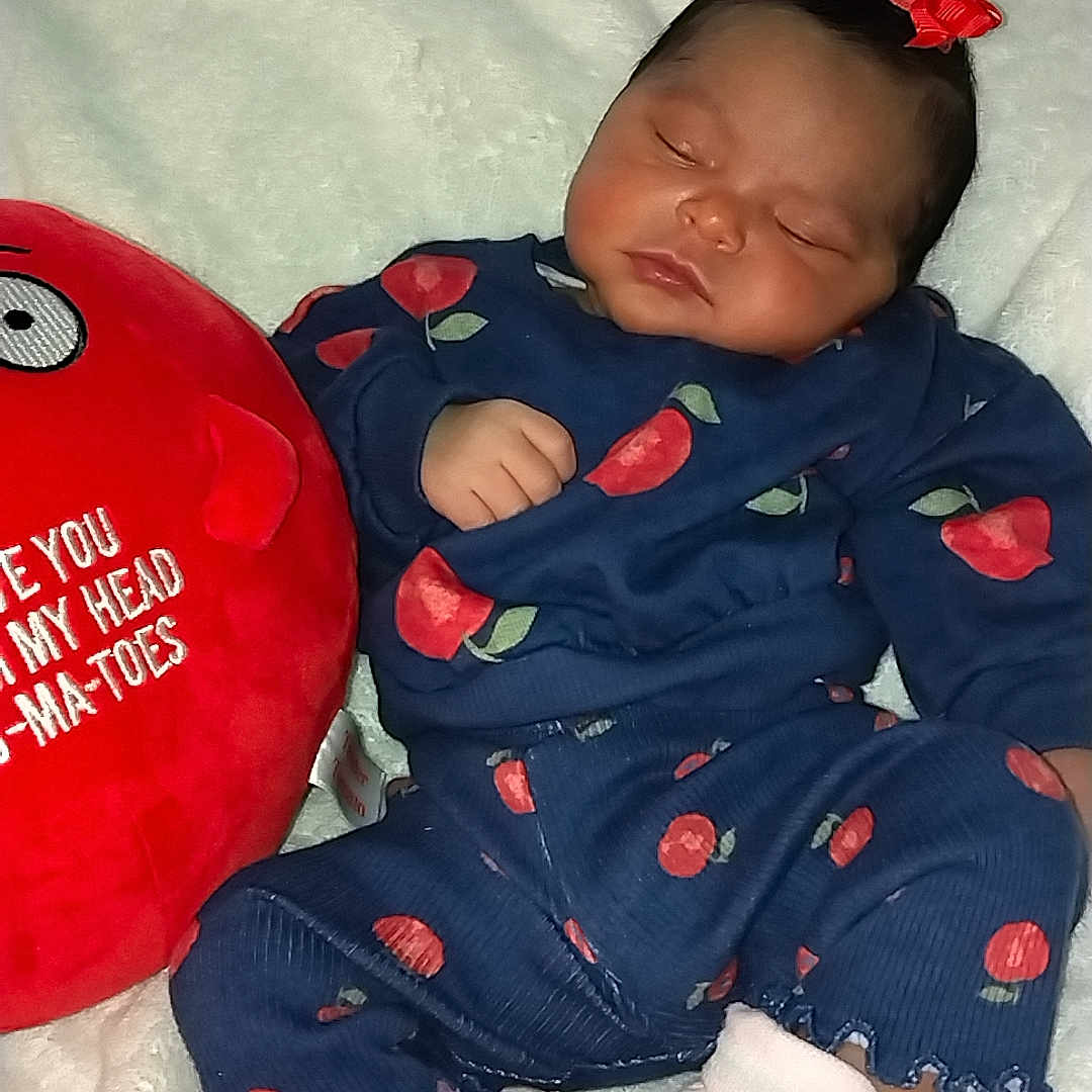 Zamora joined the competition — help win amazing prizes! baby, balloon, bed, blanket, bodypart, clothing, cushion, face, finger, glove, hand, hat, head, homedecor, newborn, pajamas, person, photography, portrait, sleeping