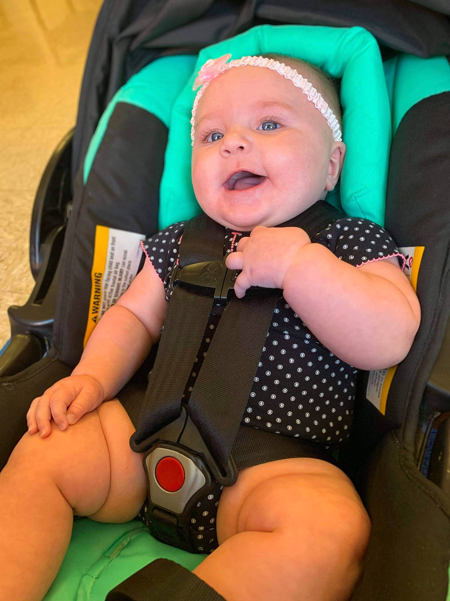 Izabel joined the competition — help win amazing prizes! baby, baby_carriage, baby_in_car_seat, baby_products, car_seat, cheek, child, head, person, product, sitting, skin, toddler, vacation