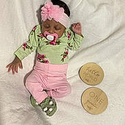 Aja S. is registered to the contest to win money with this photo: accessories, baby, bodypart, bonnet, clothing, coin, costume, face, finger, glove, gold, hand, hat, head, money, pants, person, photography, portrait, toy