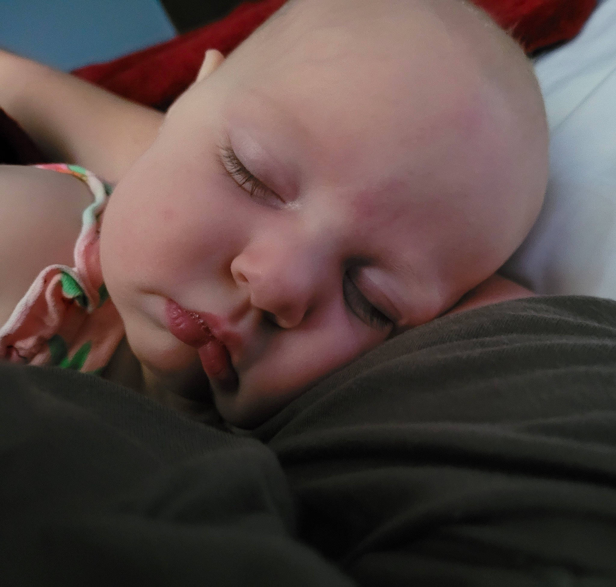 Aubrie joined the competition — help win amazing prizes! baby, bedtime, cheek, chin, comfort, ear, eye, eyebrow, eyelash, finger, gesture, hand, happy, human_body, iris, lip, mouth, nose, person, skin