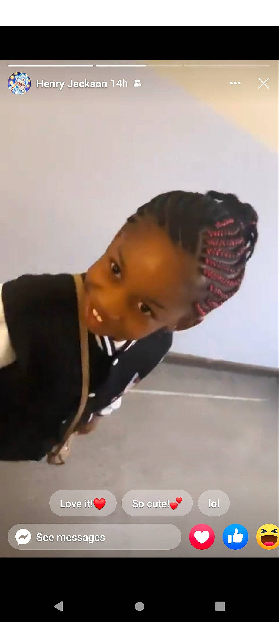 Khalie is registered to the contest to win money with this photo: black_hair, child, elbow, fashion_design, flash_photography, formal_wear, fun, hair, happy, neck, person, sleeve, t_shirt, toddler