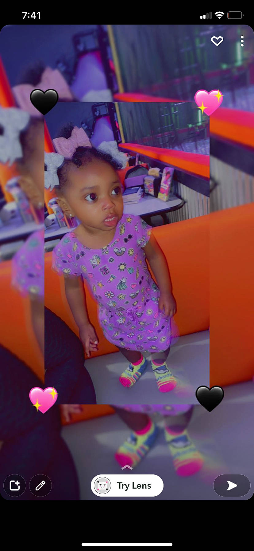 Maddalionn joined the competition — help win amazing prizes! child, design, electric_blue, event, flooring, fun, happy, leisure, magenta, party, pattern, person, pink, play, purple, red, sitting, snapshot, toddler, toy