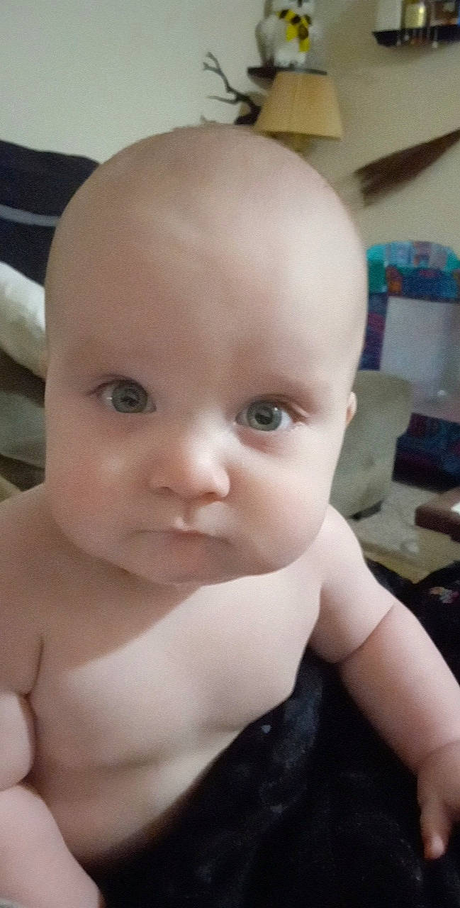 River joined the competition — help win amazing prizes! arm, baby, cheek, chest, chin, ear, eye, eyebrow, eyelash, finger, forehead, gesture, hand, head, iris, lip, mouth, neck, nose, person