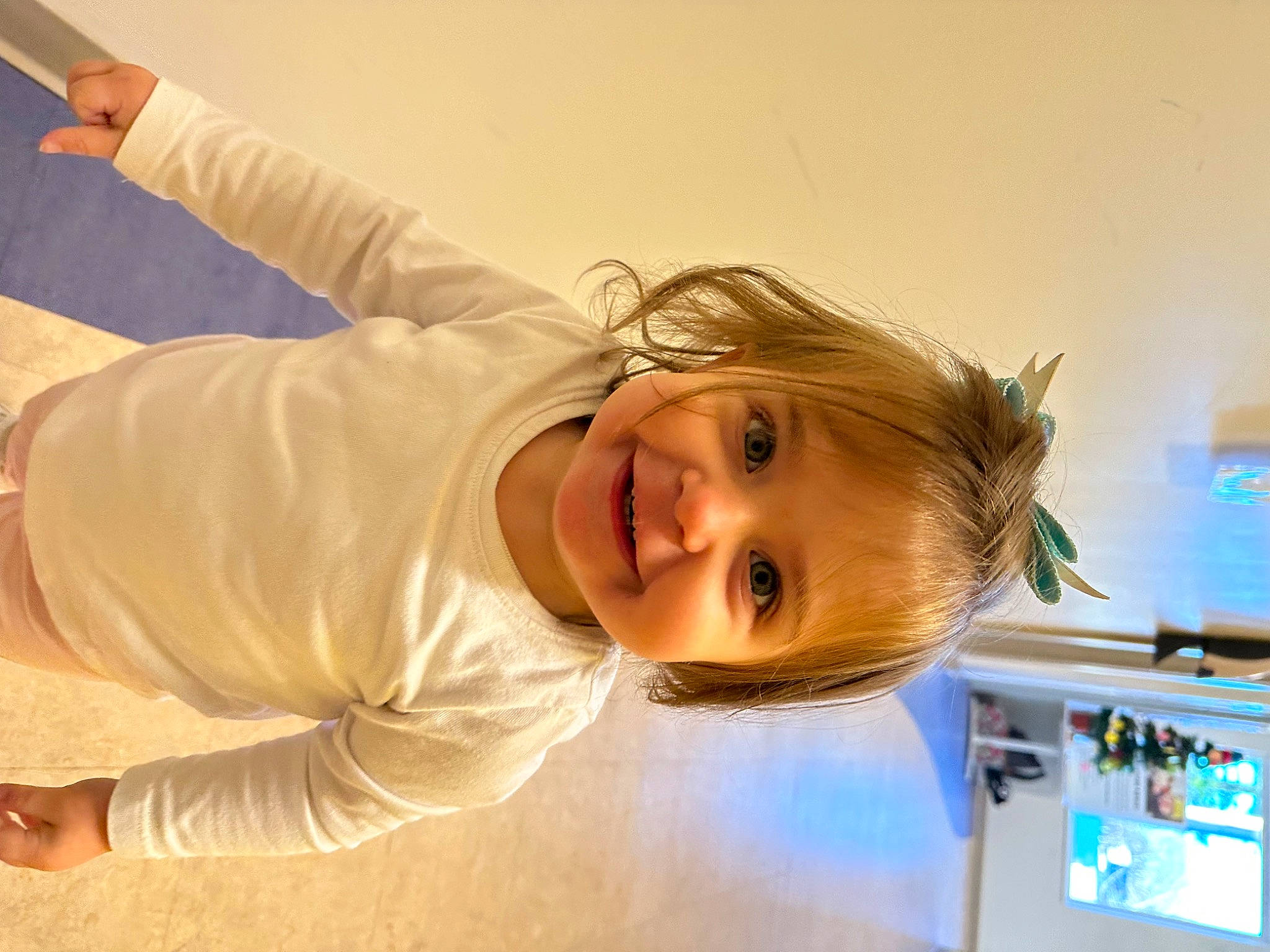 Milah joined the competition — help win amazing prizes! cheek, child, comfort, elbow, eyelash, fun, gesture, happy, home_appliance, joy, laugh, nose, person, room, sitting, skin, sleeve, smile, toddler, vacation