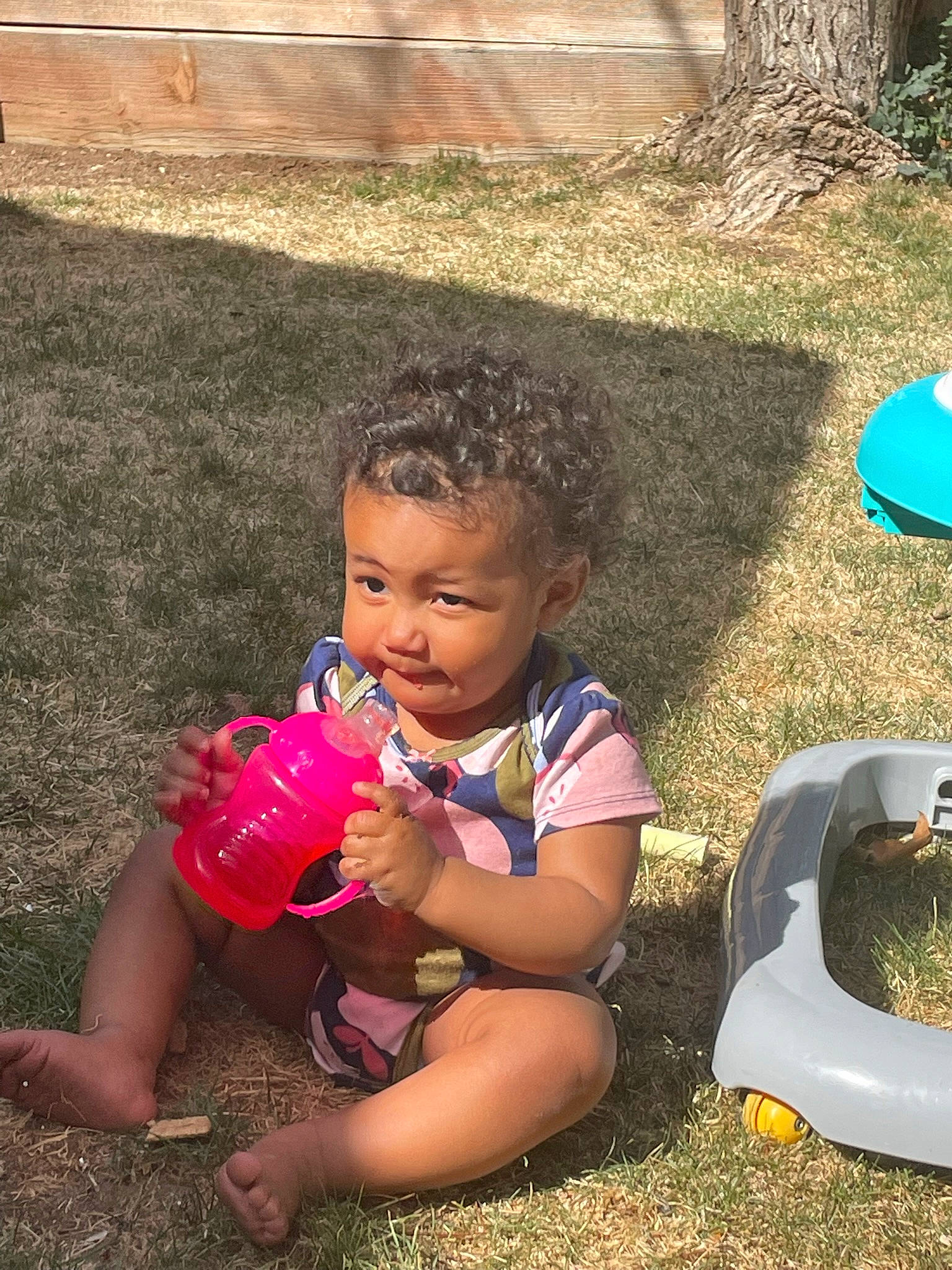 Nairobi joined the competition — help win amazing prizes! adaptation, child, foot, fun, grass, green, happy, lawn, leaf, leg, leisure, people, people_in_nature, person, plant, recreation, soil, summer, thigh, toddler