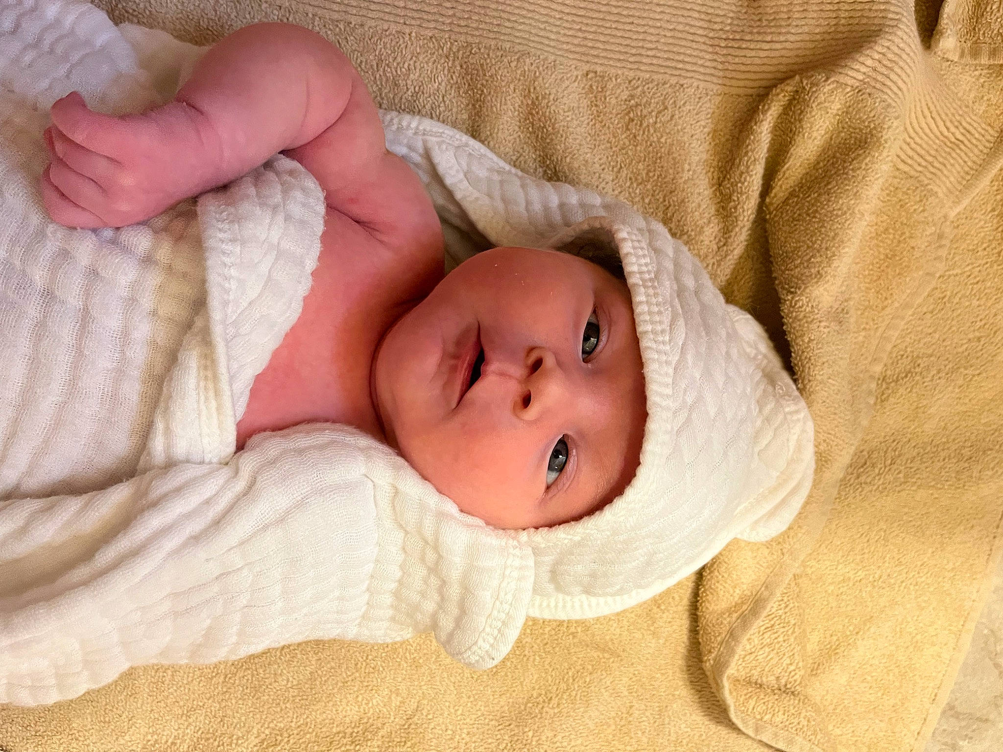 Sadie joined the competition — help win amazing prizes! baby, baby_products, baby_sleeping, baby_toddler_clothing, bedtime, cheek, child, comfort, eye, eyelash, head, headwear, iris, linens, lip, nose, person, room, skin, sleep