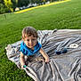 Richard is registered to the contest to win money with this photo: toddler, child, blue_eyes, blanket, grass, outdoor, sunglasses, milestone_marker, greenery, crawling, soft_texture, casual_clothing, sunlight, nature, baby, portrait, playtime, daylight, curious, young_child