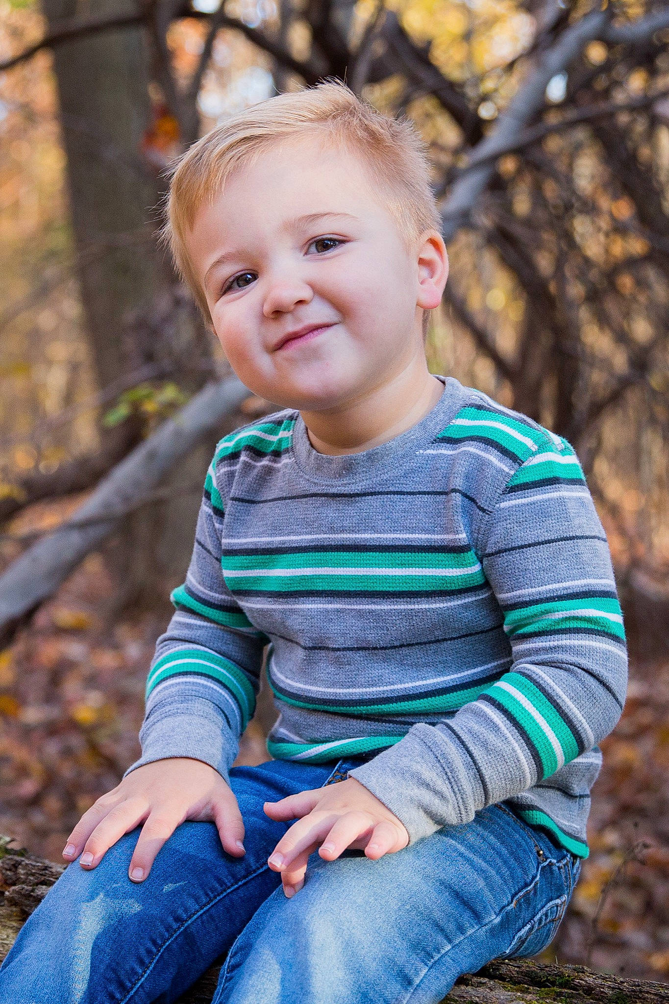 Clark is registered to the contest to win money with this photo: autumn, baby, cheek, child, child_model, face, grass, green, leaf, people, people_in_nature, person, photograph, photography, plant, portrait, portrait_photography, sitting, smile, toddler