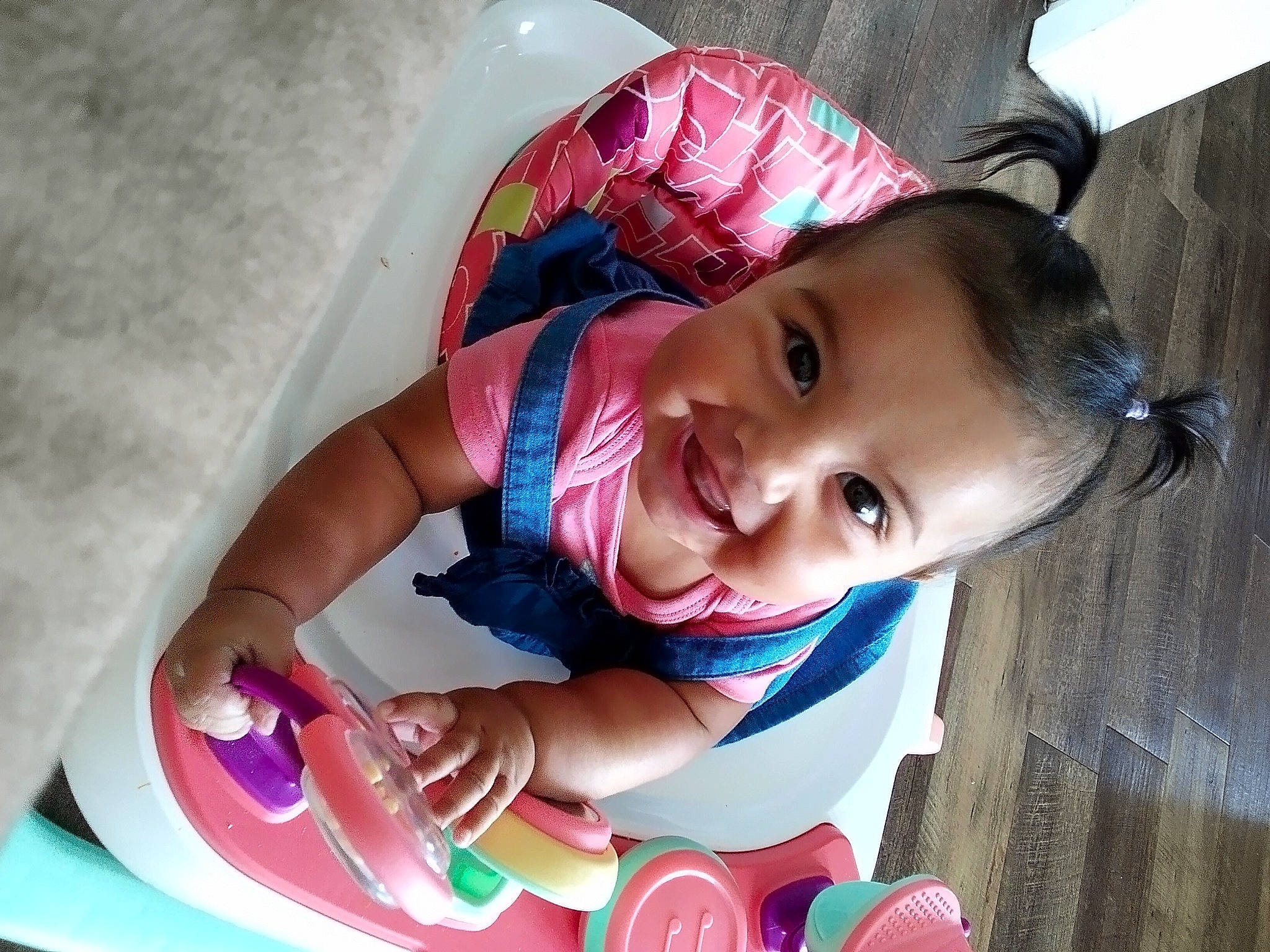 Marcella joined the competition — help win amazing prizes! baby, baby_toddler_clothing, child, face, facial_expression, fashion_accessory, fun, happy, hat, joy, leisure, magenta, mouth, nose, person, pink, product, public_space, recreation, skin