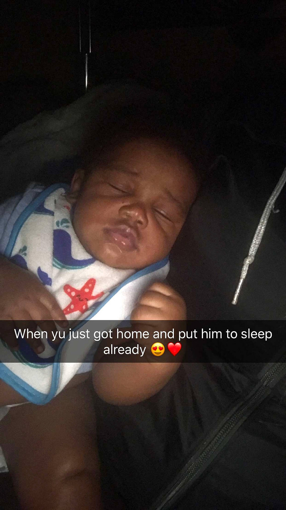 King is registered to the contest to win money with this photo: baby, birth, cheek, child, fun, mouth, night, nose, person, photo_caption, smile, toddler