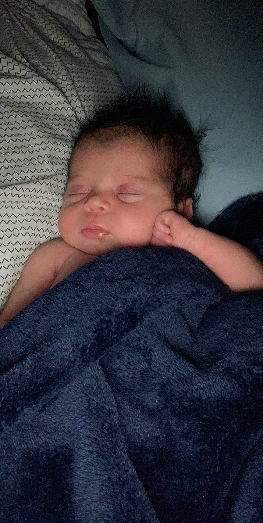 Kimora is registered to the contest to win money with this photo: arm, baby, bedtime, cheek, child, comfort, ear, eye, face, hand, lip, nap, nose, person, skin, sleep, smile, toddler