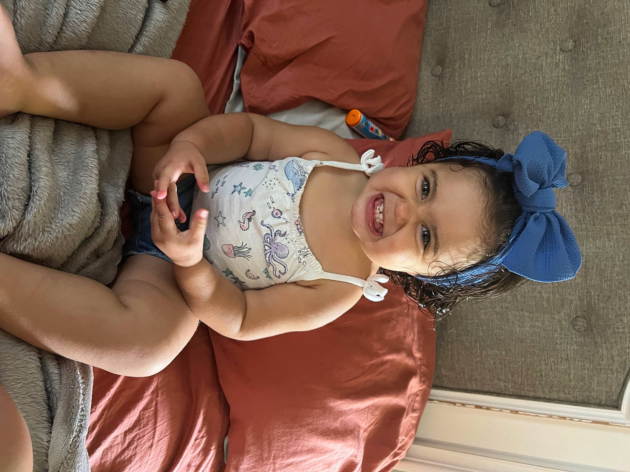 Azariah joined the competition — help win amazing prizes! abdomen, baby, baby_toddler_clothing, dress, eye, eyelash, face, fun, glasses, hand, hat, headgear, human, iris, joy, mouth, person, skin, smile, thigh