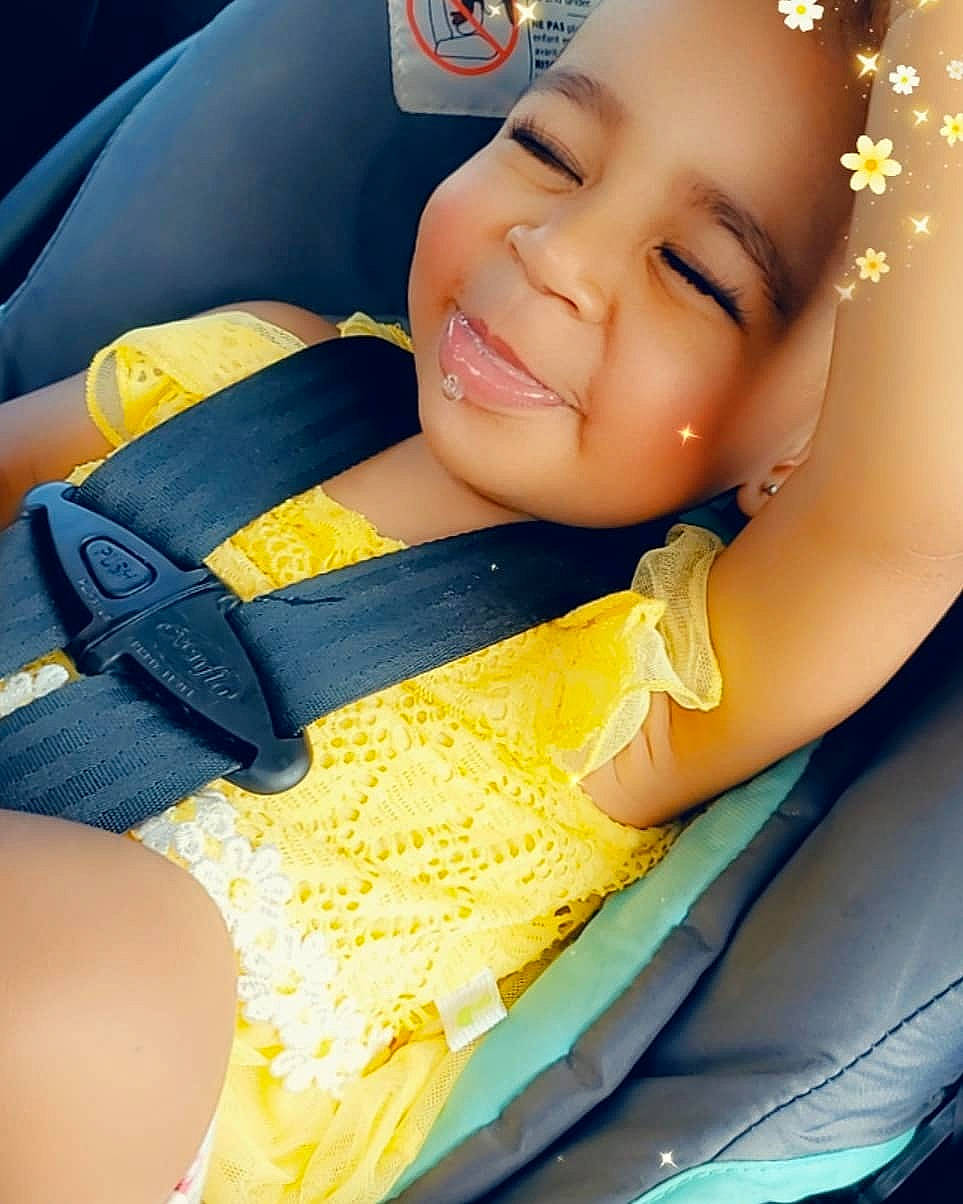 Naya joined the competition — help win amazing prizes! abdomen, arm, baby, beauty, black_hair, car_seat, cheek, child, eye, fun, happy, headwear, joy, lip, mouth, neck, nose, person, skin, smile