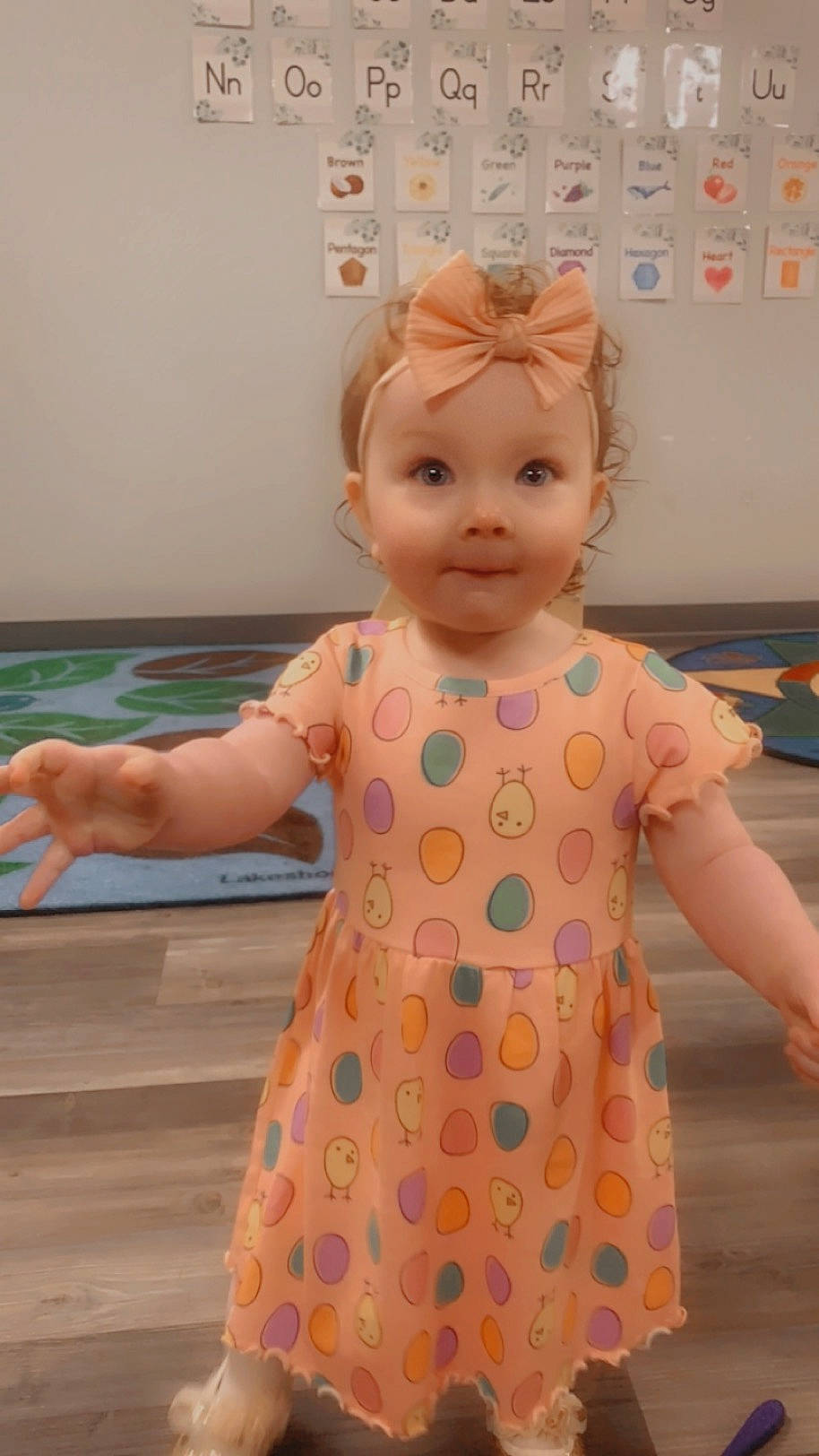 Emmerson joined the competition — help win amazing prizes! arm, computer_keyboard, dress, eye, face, facial_expression, gesture, hair, hairstyle, happy, head, headwear, human_body, joint, nose, organ, person, pink, skin, sleeve