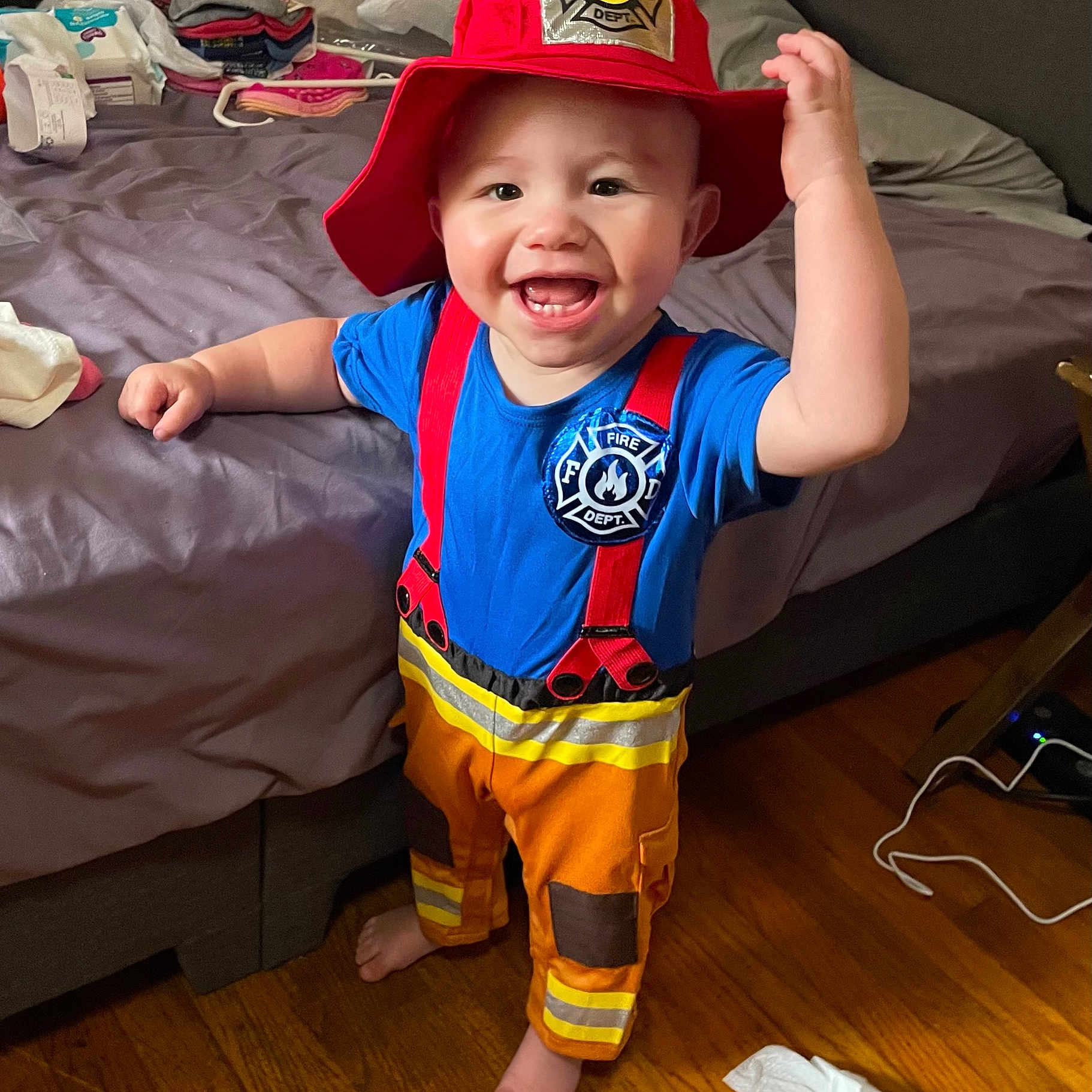 Arthur joined the competition — help win amazing prizes! baby, baseballcap, bed, cap, clothing, couch, face, furniture, happy, hat, head, indoors, interiordesign, pants, person, photography, portrait, shorts, smile, t_shirt