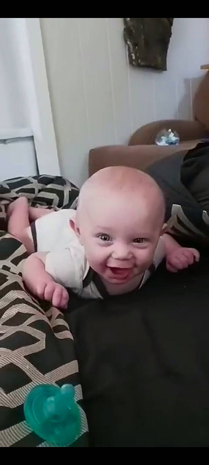 Adam joined the competition — help win amazing prizes! baby, baby_toddler_clothing, chair, cheek, child, comfort, flooring, fun, happy, person, room, sitting, sleeve, smile, t_shirt, toddler